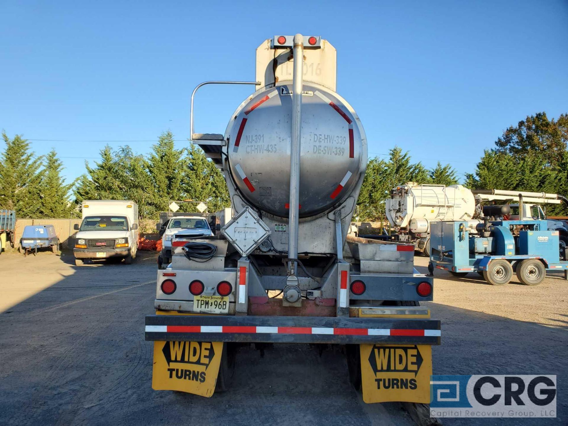 1987 Brenner T/A Vacuum water Tank Trailer - Image 10 of 10