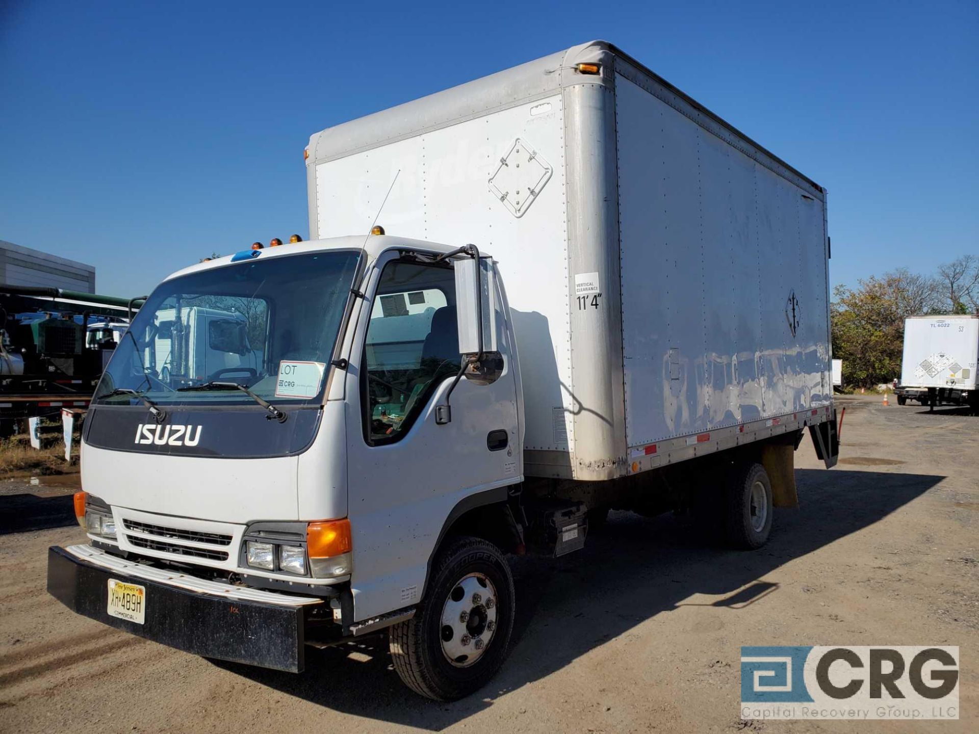 2002 Isuzu NPR Box Truck w/ 2,000 lb. Maxon lift gate, 14,500 GVWR, with 16' Morgan box, 38 cubic