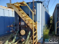 2001 Frac Tank, single wall, 20,000 gal. capacity, flat roof with hand rails and toe boards,