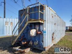 1996 Wichita Frac Tank, single wall, 21,000 gal. capacity, flat roof with handrails and toeboards,