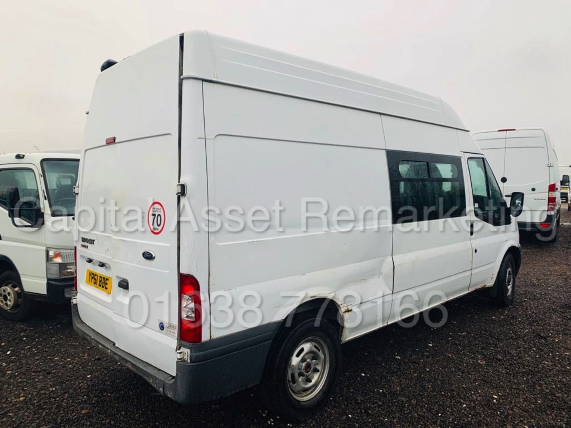 FORD TRANSIT T350 *LWB-MESSING UNIT* (61 REG) '2.4 TDCI -6 SPEED' *61,000 MILES* (1 OWNER) *NO VAT* - Image 5 of 13