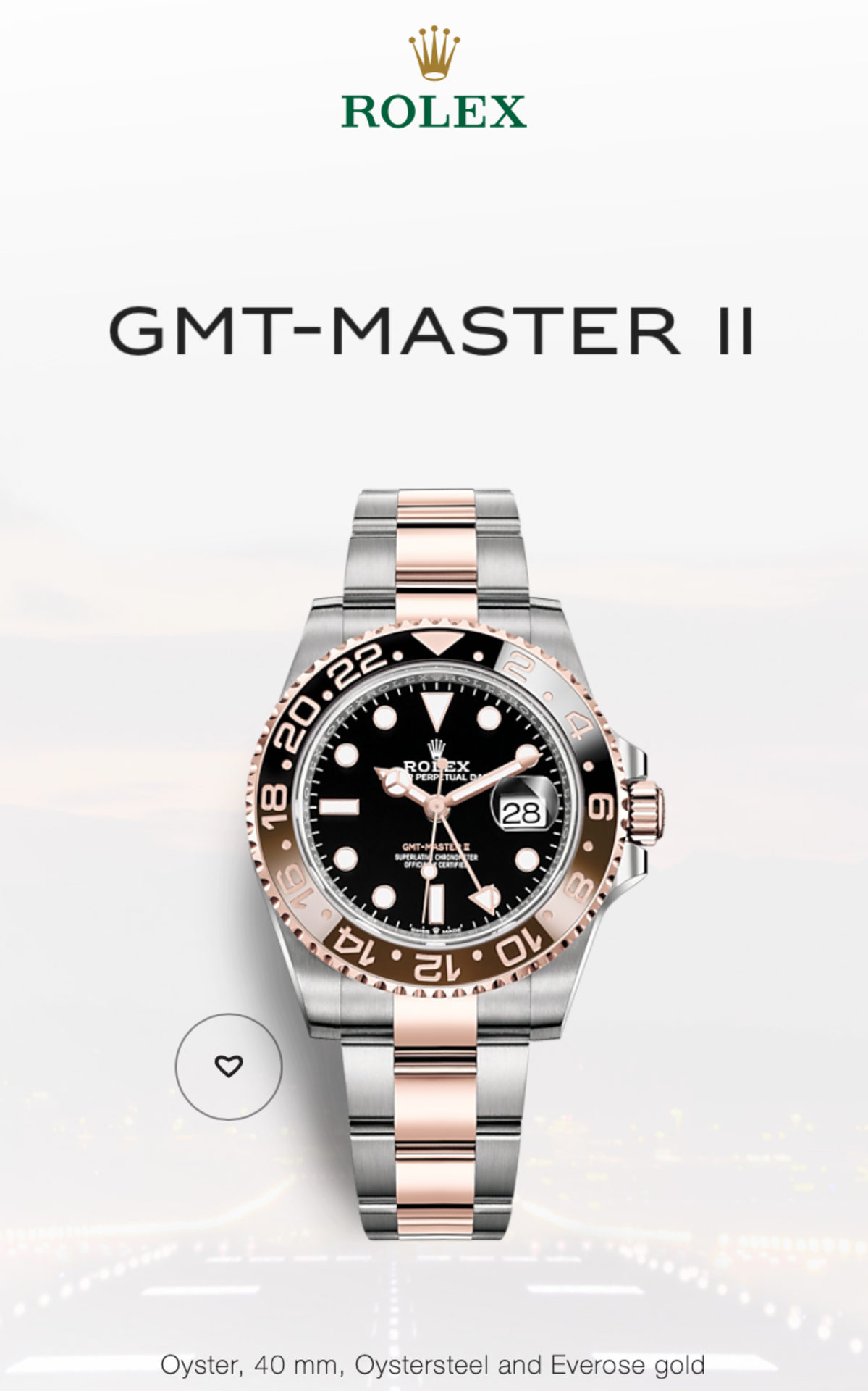 ROLEX GMT-MASTER II *40 MM OYSTER STEEL & 18CT EVEROSE GOLD* (2019) **BEAT THE WAITING LIST**