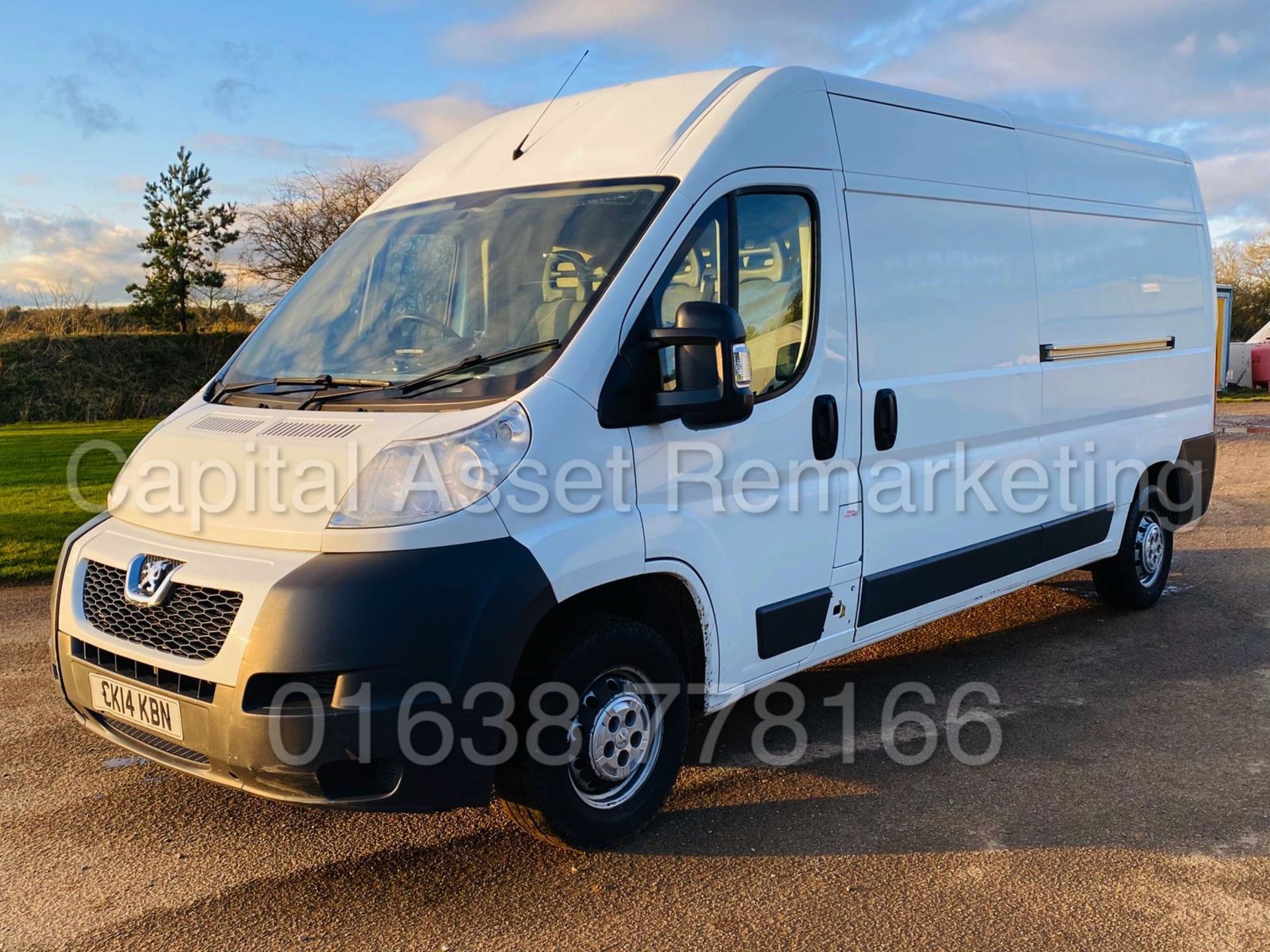 PEUGEOT BOXER *PROFESSIONAL* LWB HI-ROOF / PANEL VAN (2014) '2.2 HDI - 130 BHP - 6 SPEED' (NO VAT) - Image 2 of 26