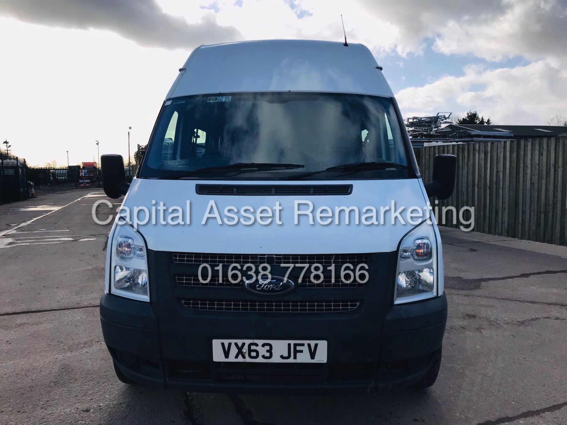 ON SALE FORD TRANSIT 2.2TDCI "125BHP - 6 SPEED" LWB / HI TOP (2014 MODEL) 6 SEATER *ONLY 85K" - Image 3 of 17