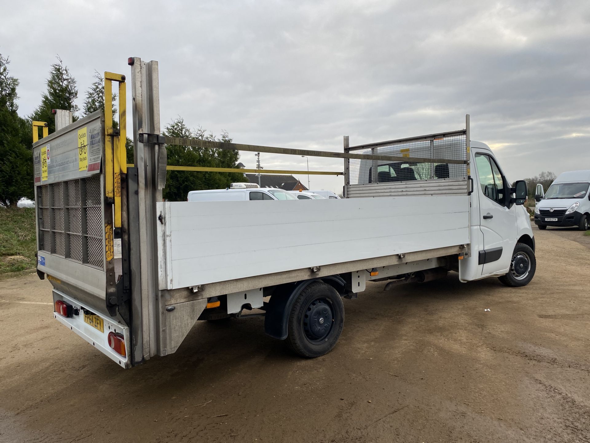 VAUXHALL MOVANO 2.3CDTI "LWB" DROPSIDE WITH ELECTRIC TAIL LIFT - 2015 MODEL - 1 KEEPER - SCAFFOLDING - Image 4 of 13