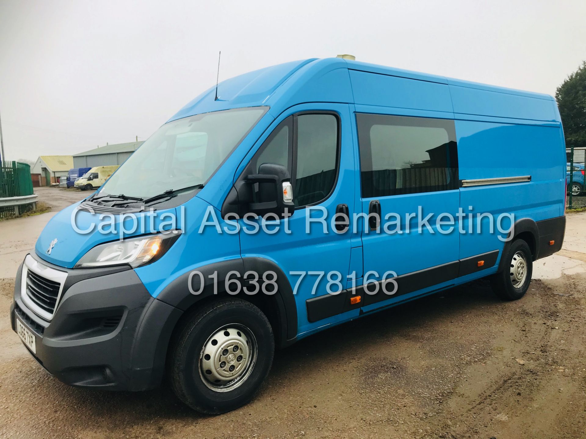 PEUGEOT BOXER 2.0 BLUE-HDI 435 "PROFESSIONAL" MAXI XLWB L4H2 (2017) A/C-STOP/START-SAT NAV-6 SEATER