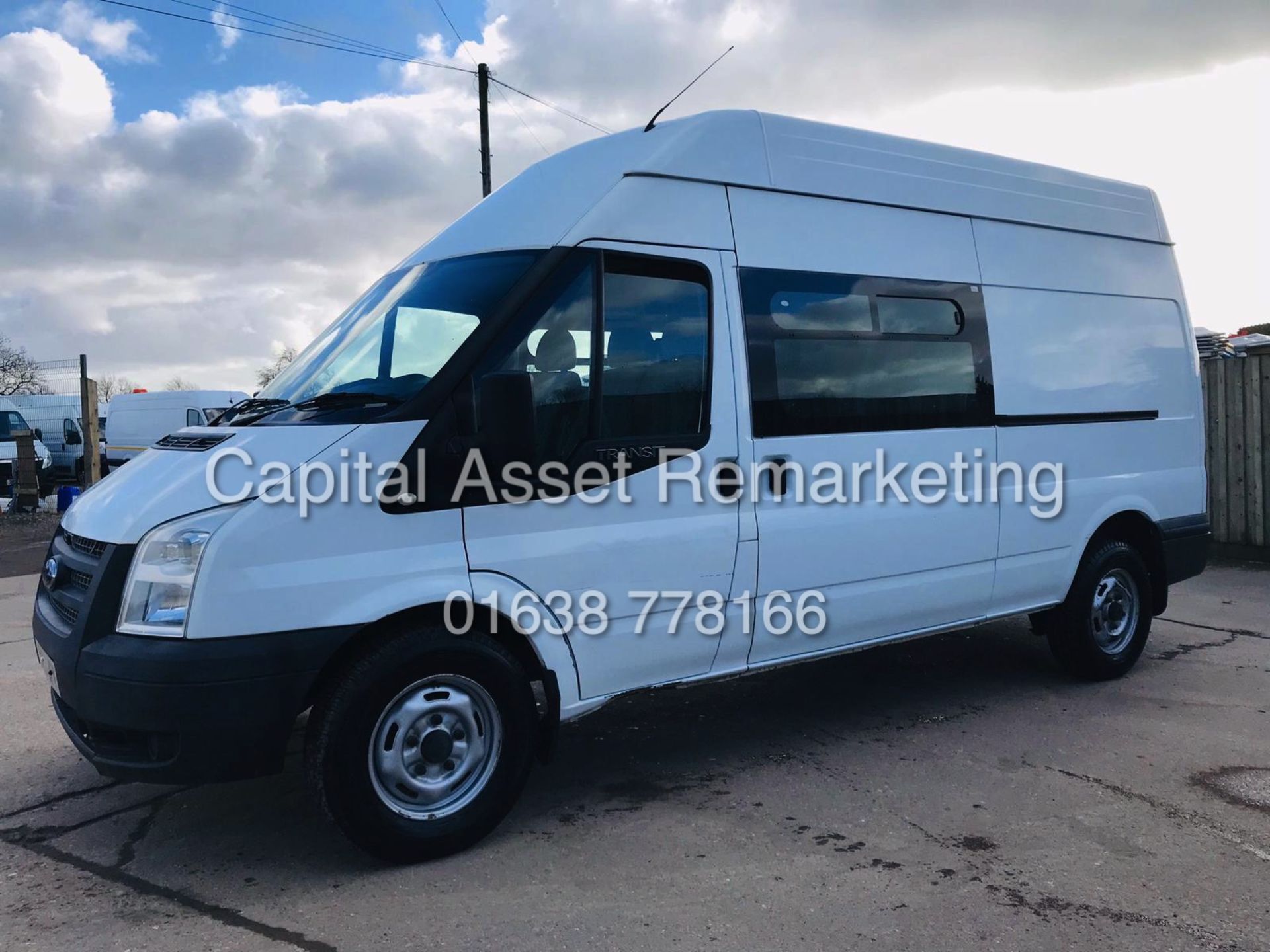 ON SALE FORD TRANSIT 2.2TDCI "125BHP - 6 SPEED" LWB / HI TOP (2014 MODEL) 6 SEATER *ONLY 85K" - Image 5 of 17