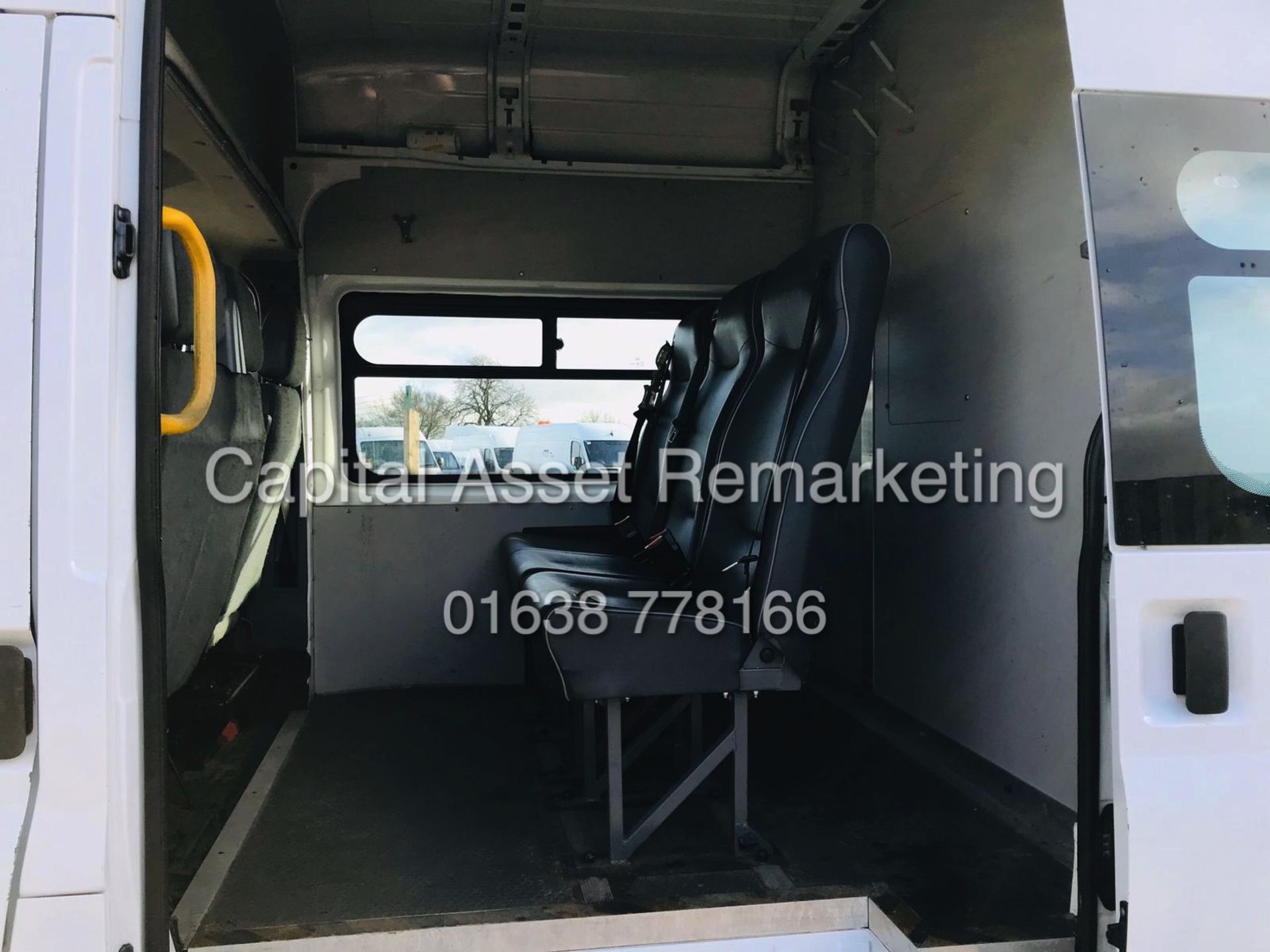 ON SALE FORD TRANSIT 2.2TDCI "125BHP - 6 SPEED" LWB / HI TOP (2014 MODEL) 6 SEATER *ONLY 85K" - Image 16 of 17