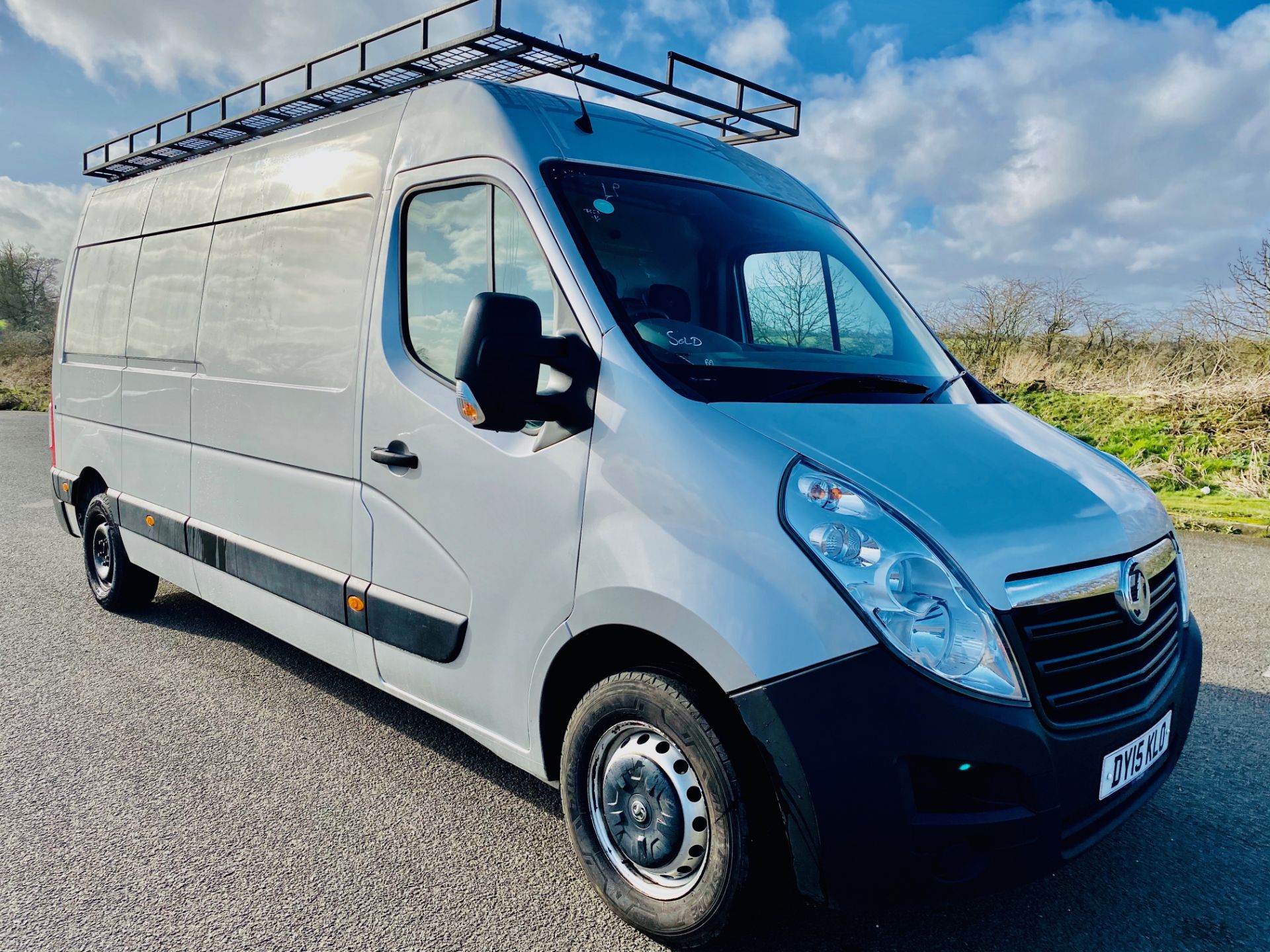 (ON SALE) VAUXHALL MOVANO 2.3CDTI (136) "LWB" HIGH ROOF - 15 REG - SILVER - START / STOP - 1 KEEPER