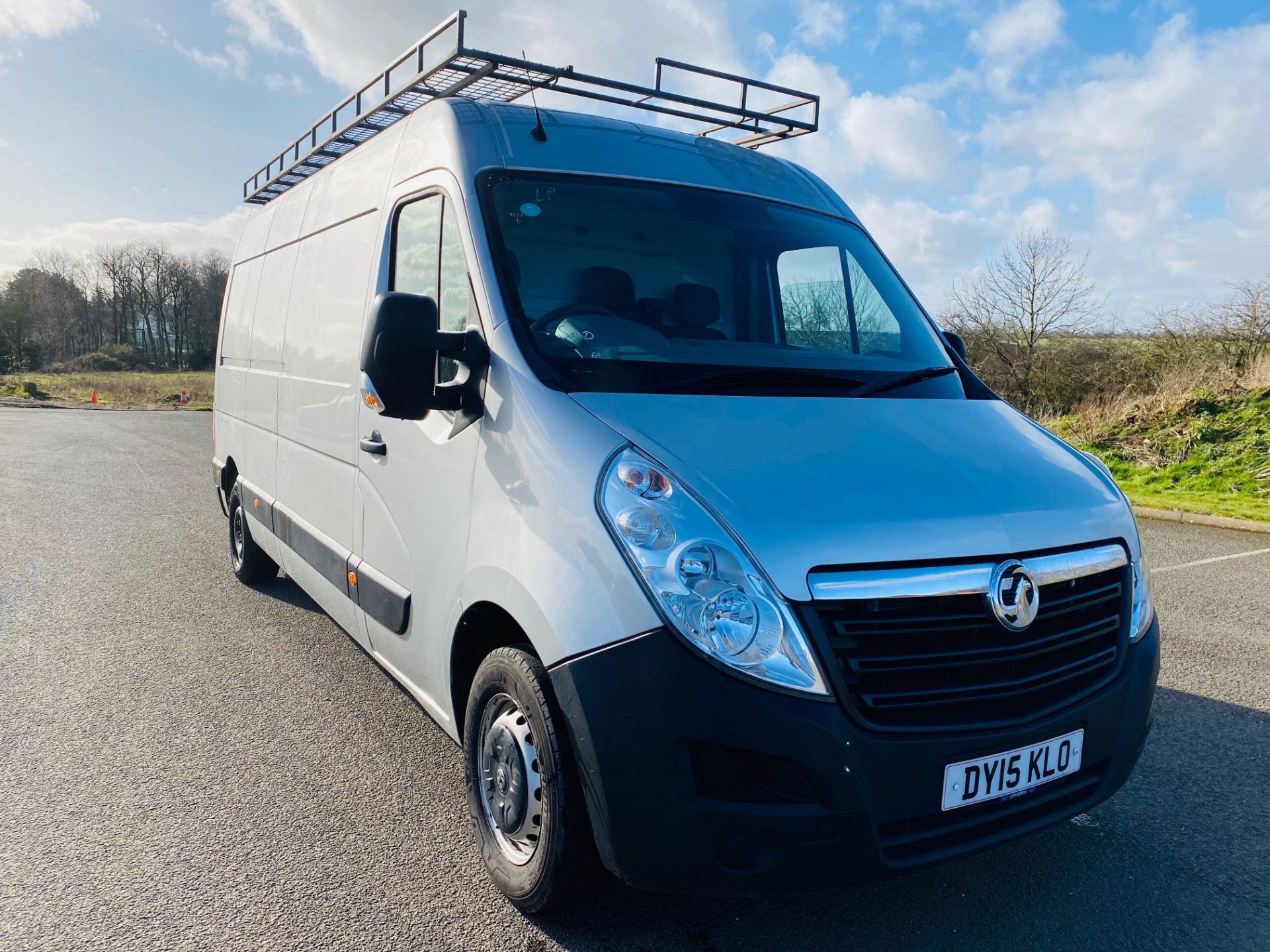 (ON SALE) VAUXHALL MOVANO 2.3CDTI (136) "LWB" HIGH ROOF - 15 REG - SILVER - START / STOP - 1 KEEPER - Image 2 of 16