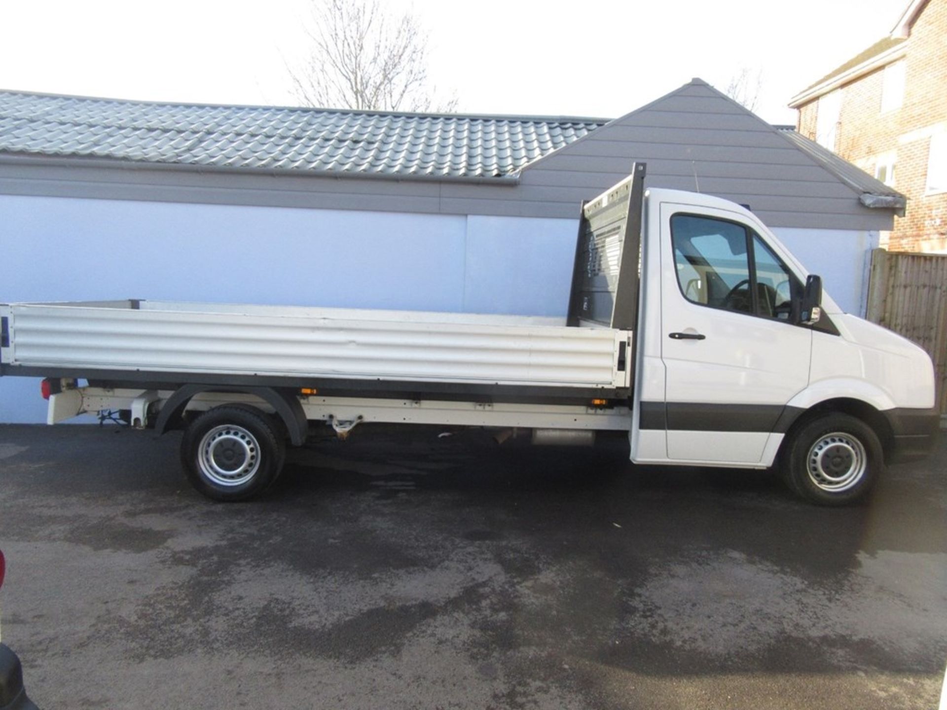 VOLKSWAGEN CRAFTER 2.0TDI BLUEMOTION "EURO6" LWB DROPSIDE TRUCK - 1 KEEPER- 17 REG- EXTRA LONG BODY