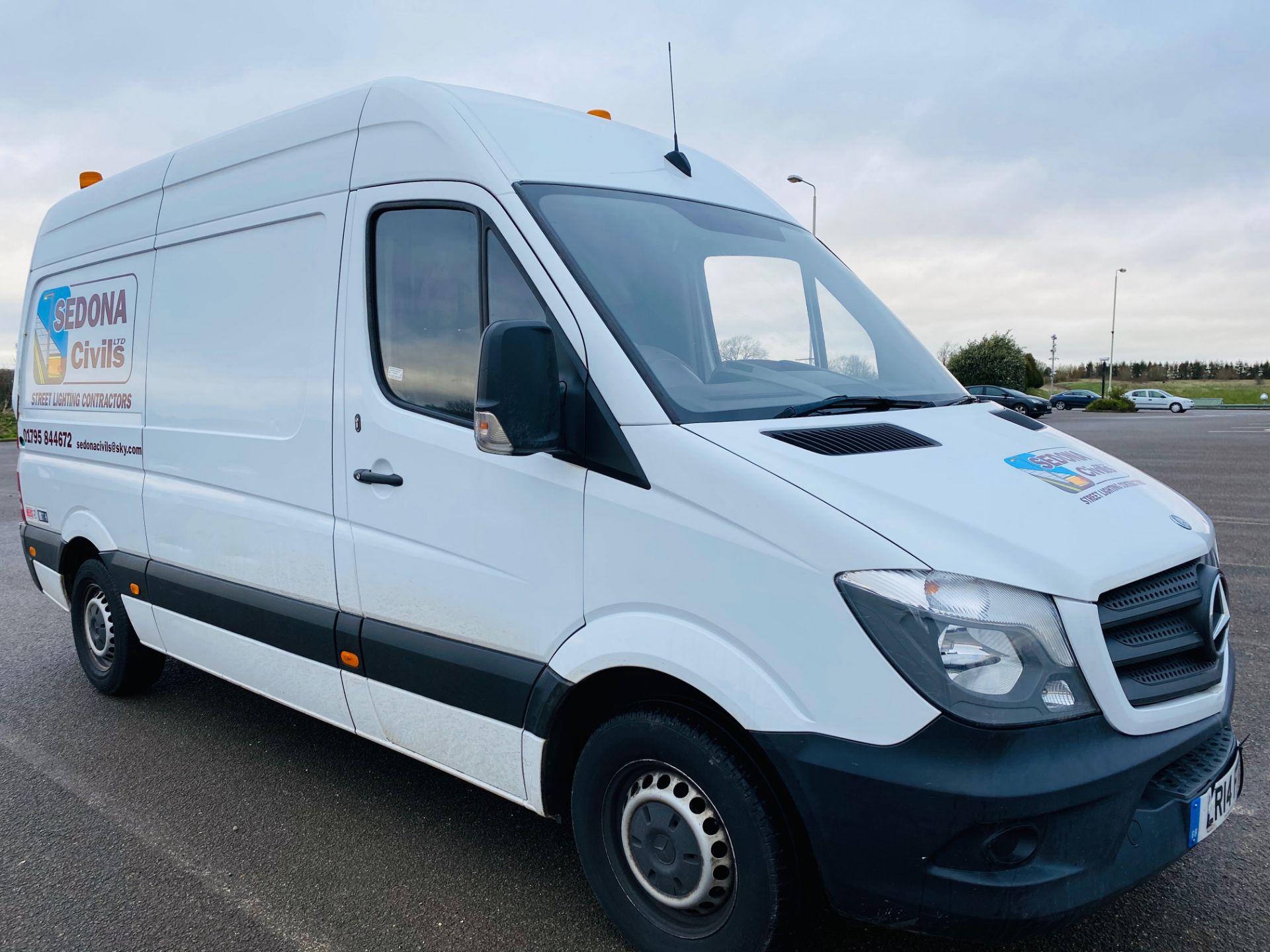 (ON SALE) MERCEDES SPRINTER 313CDI MWB HIGH ROOF-14 REG- 1 OWNER -LOW MILES -1 KEEPER- NEW SHAPE