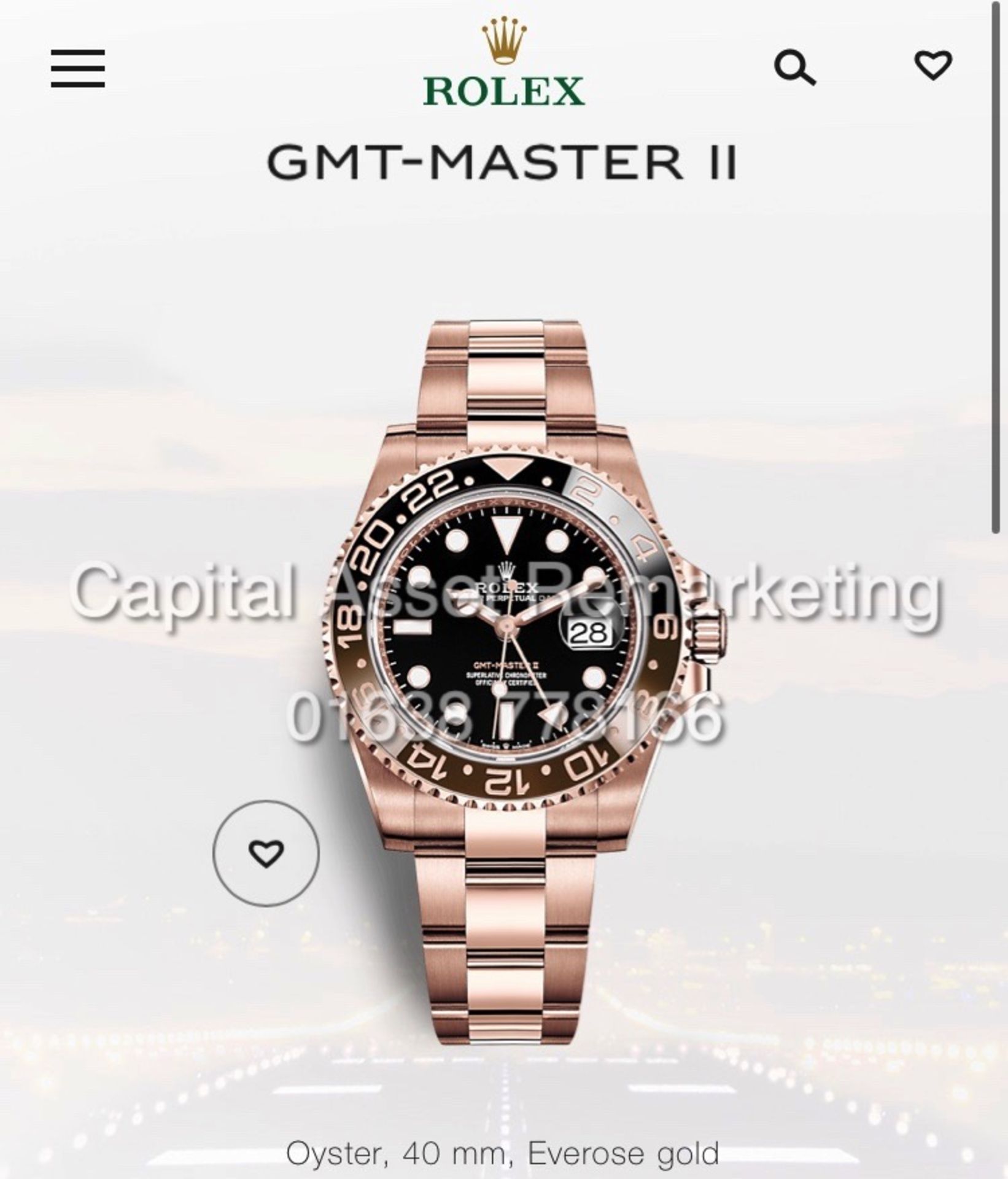 ROLEX GMT-MASTER II (UNUSED-LATE 2019) 40MM FULL 18CT EVEROSE GOLD *WARRANTY CARD* BEAT WAITING LIST