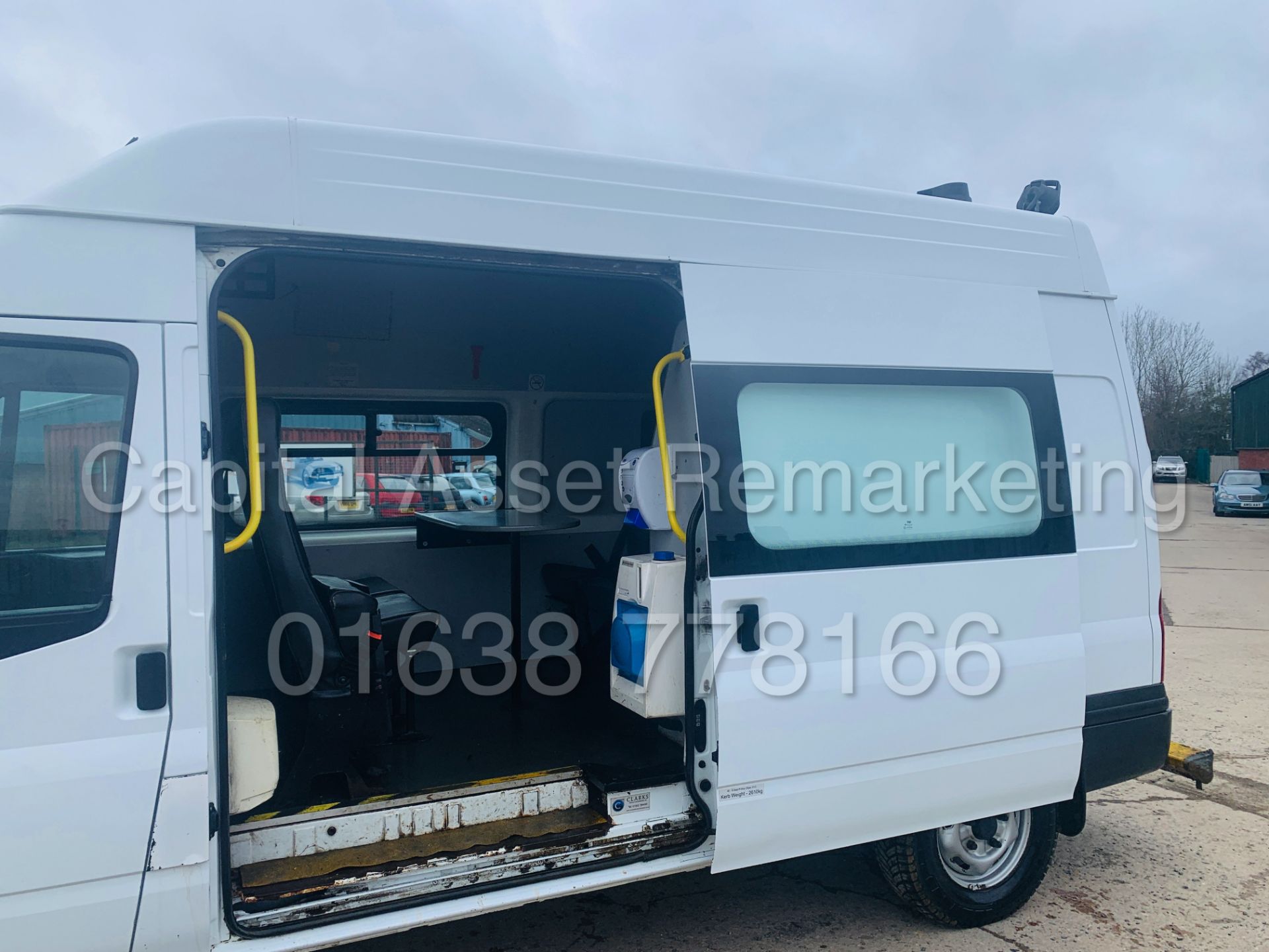 (On Sale) FORD TRANSIT T350 *LWB - 8 SEATER MESSING UNIT* (2013) '2.2 TDCI' *CLARKS CONVERSION* - Image 20 of 42