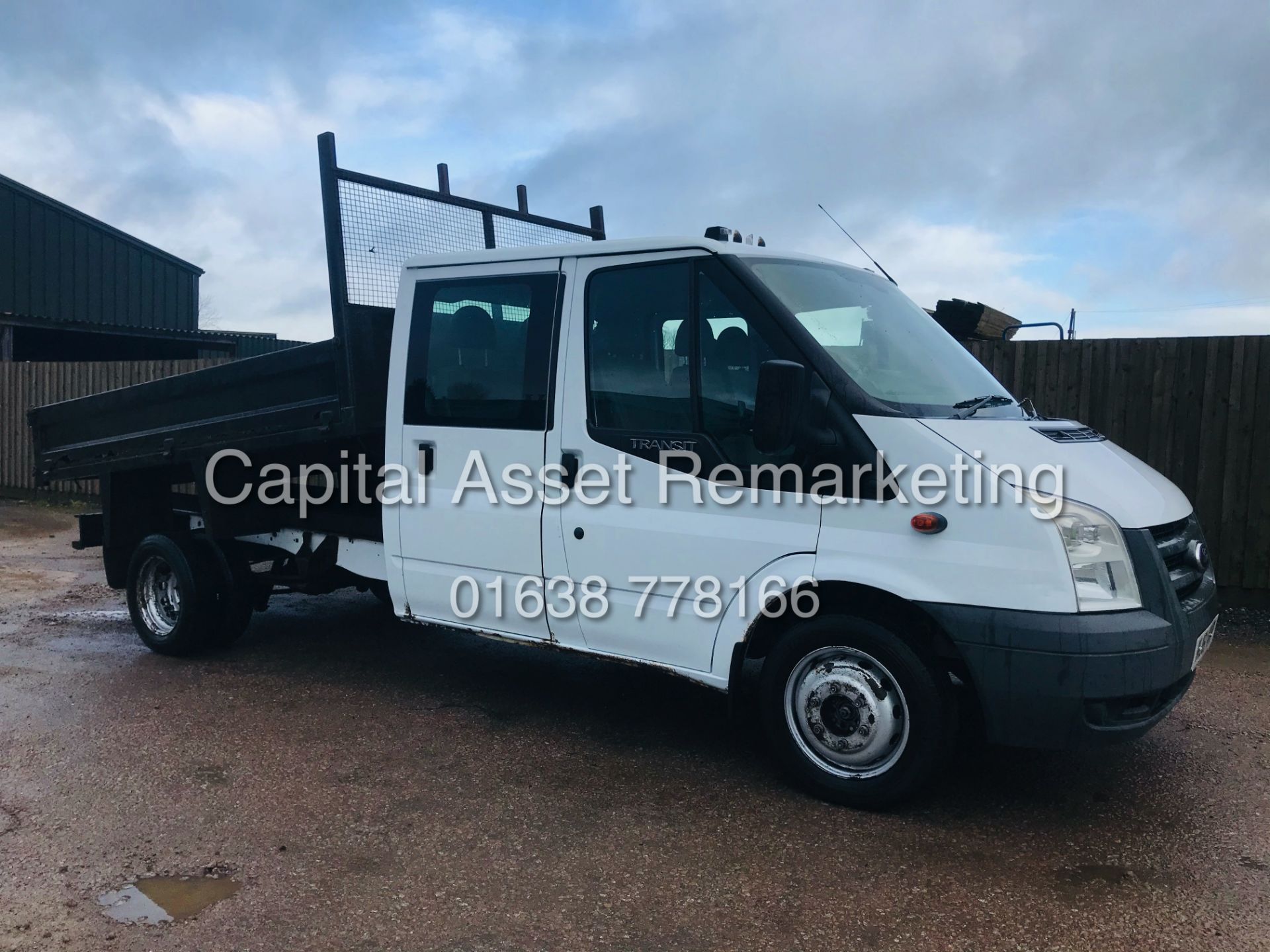 FORD TRANSIT T350L 2.4TDCI "LWB" DOUBLE CAB TIPPER - (2012 MODEL) 1 PREVIOUS KEEPER - LOW MILES!!!