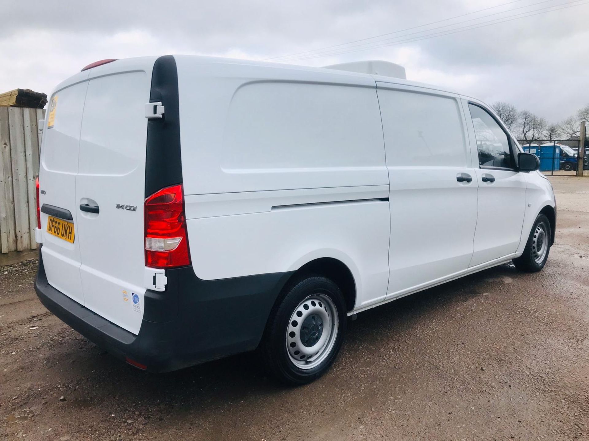 MERCEDES VITO 114CDI "XLWB" FRIDGE CHILLER VAN - 2017 MODEL - NEW SHAPE - "GAH" UNIT - EURO 6 "ULEZ" - Image 4 of 12