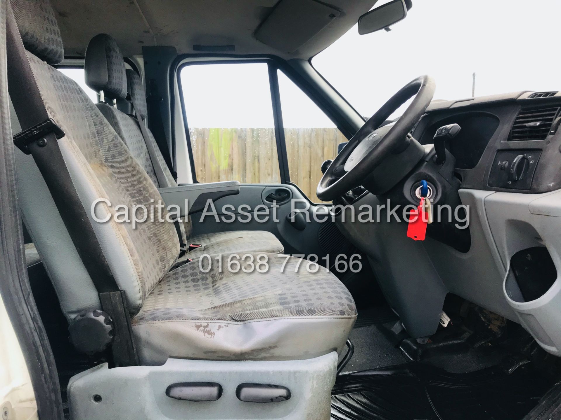 FORD TRANSIT T350L 2.4TDCI "LWB" DOUBLE CAB TIPPER - (2012 MODEL) 1 PREVIOUS KEEPER - LOW MILES!!! - Image 9 of 15