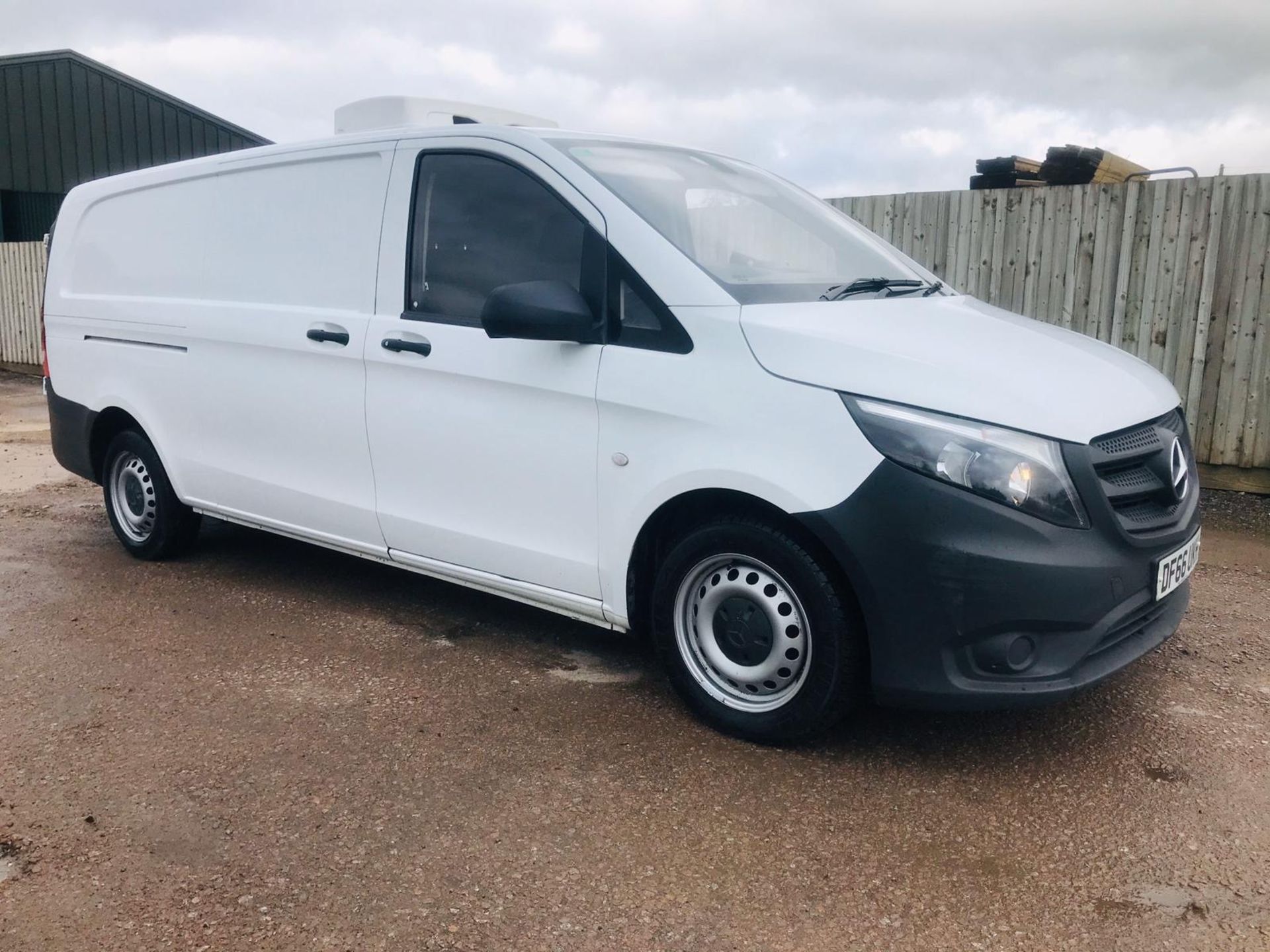 MERCEDES VITO 114CDI "XLWB" FRIDGE CHILLER VAN - 2017 MODEL - NEW SHAPE - "GAH" UNIT - EURO 6 "ULEZ" - Image 3 of 12