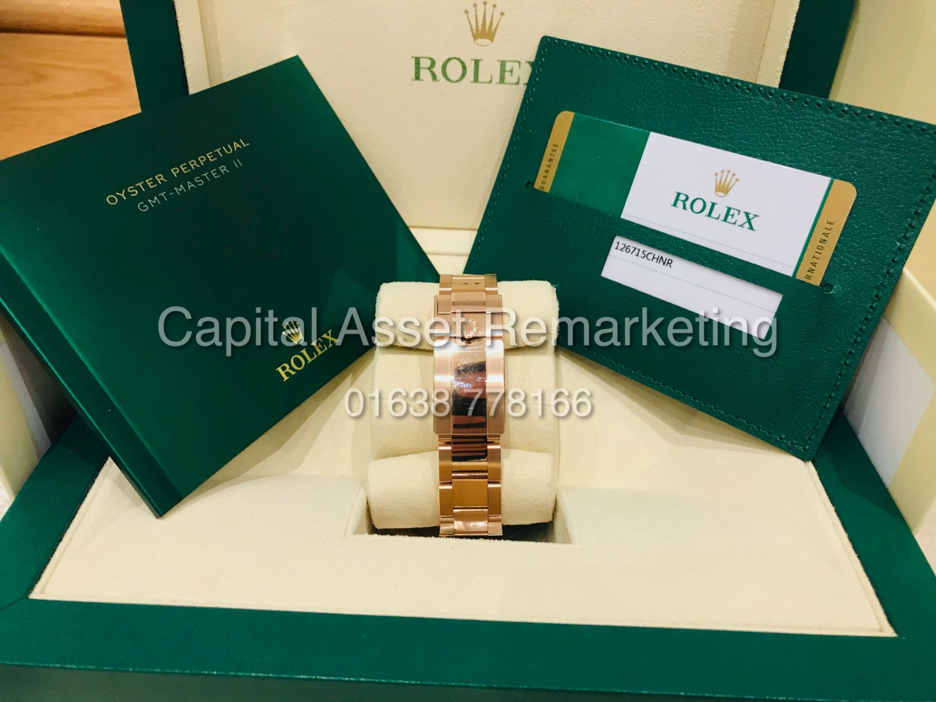 ROLEX GMT-MASTER II 40MM FULL 18CT EVEROSE SOLID GOLD (NEW-UNWORN) FULL SET INCLUDING WARRANTY CARD - Image 2 of 5