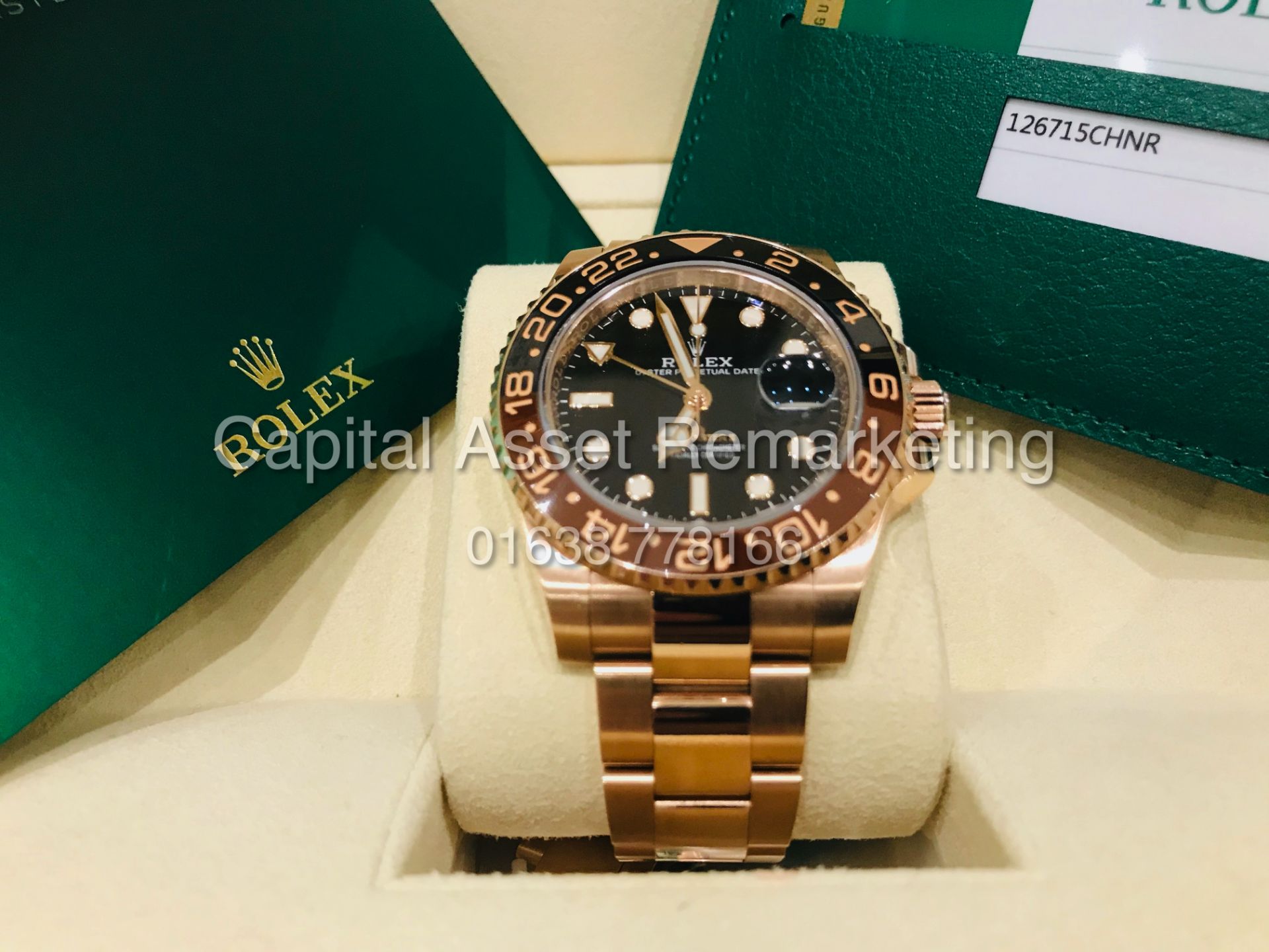 ROLEX GMT-MASTER II 40MM FULL 18CT EVEROSE SOLID GOLD (NEW-UNWORN) FULL SET INCLUDING WARRANTY CARD - Image 5 of 5