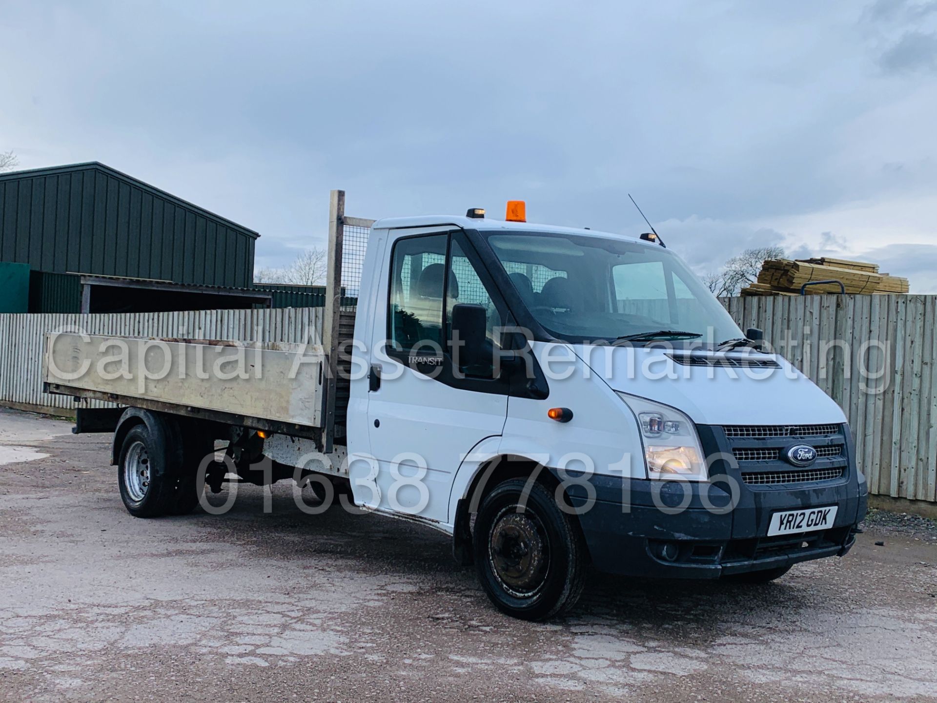 FORD TRANSIT 125 T350 RWD *LWB - ALLOY DROPSIDE* (2012) '2.2 TDCI - 125 BHP - 6 SPEED' (3500 KG) - Image 3 of 30