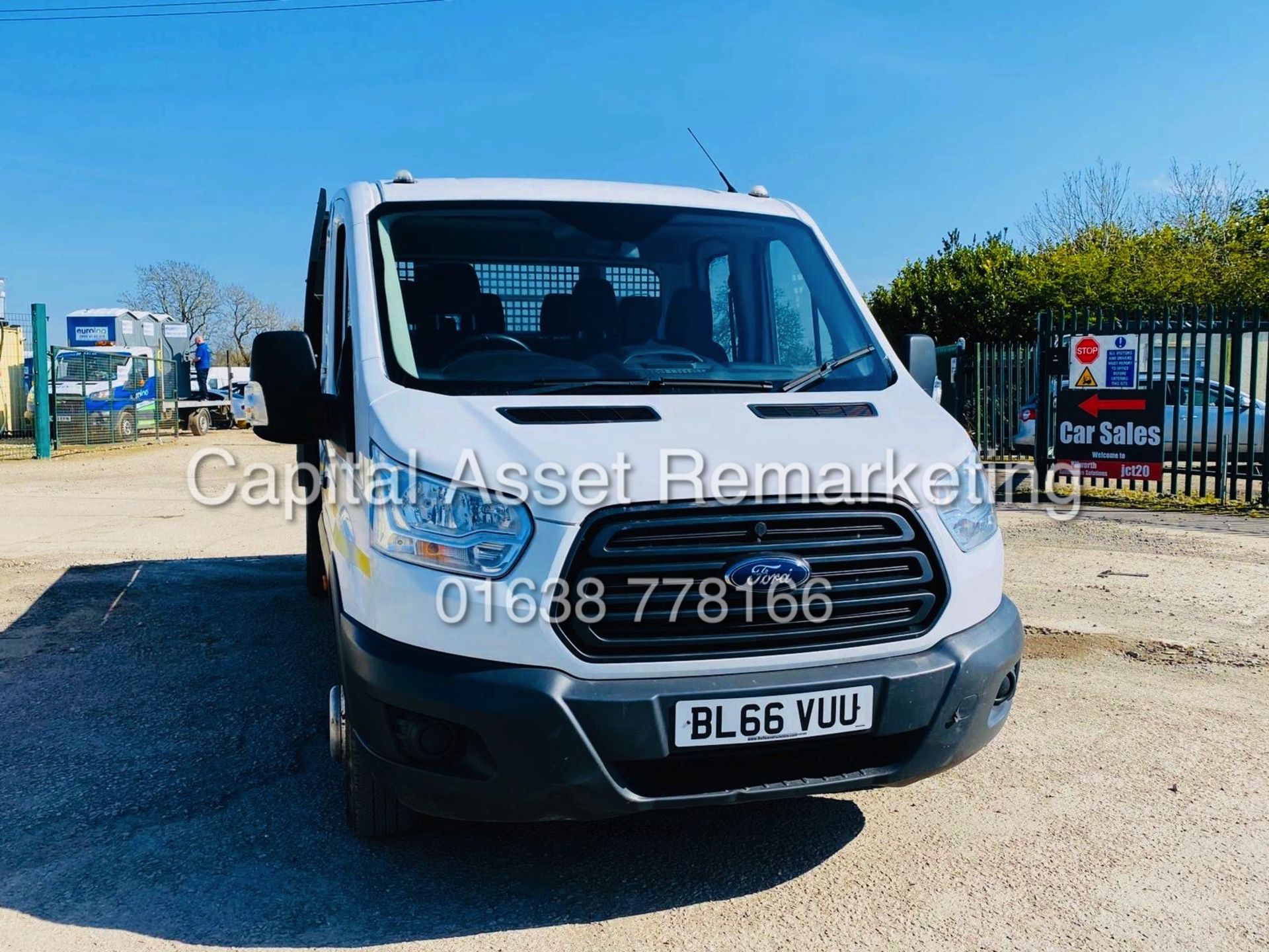 FORD TRANSIT 2.2TDCI "125PSI" TWIN REAR WHELL *TIPPER* (2017 MODEL) 1 OWNER FSH *EURO 6-ULEZ ACTIVE* - Image 11 of 23