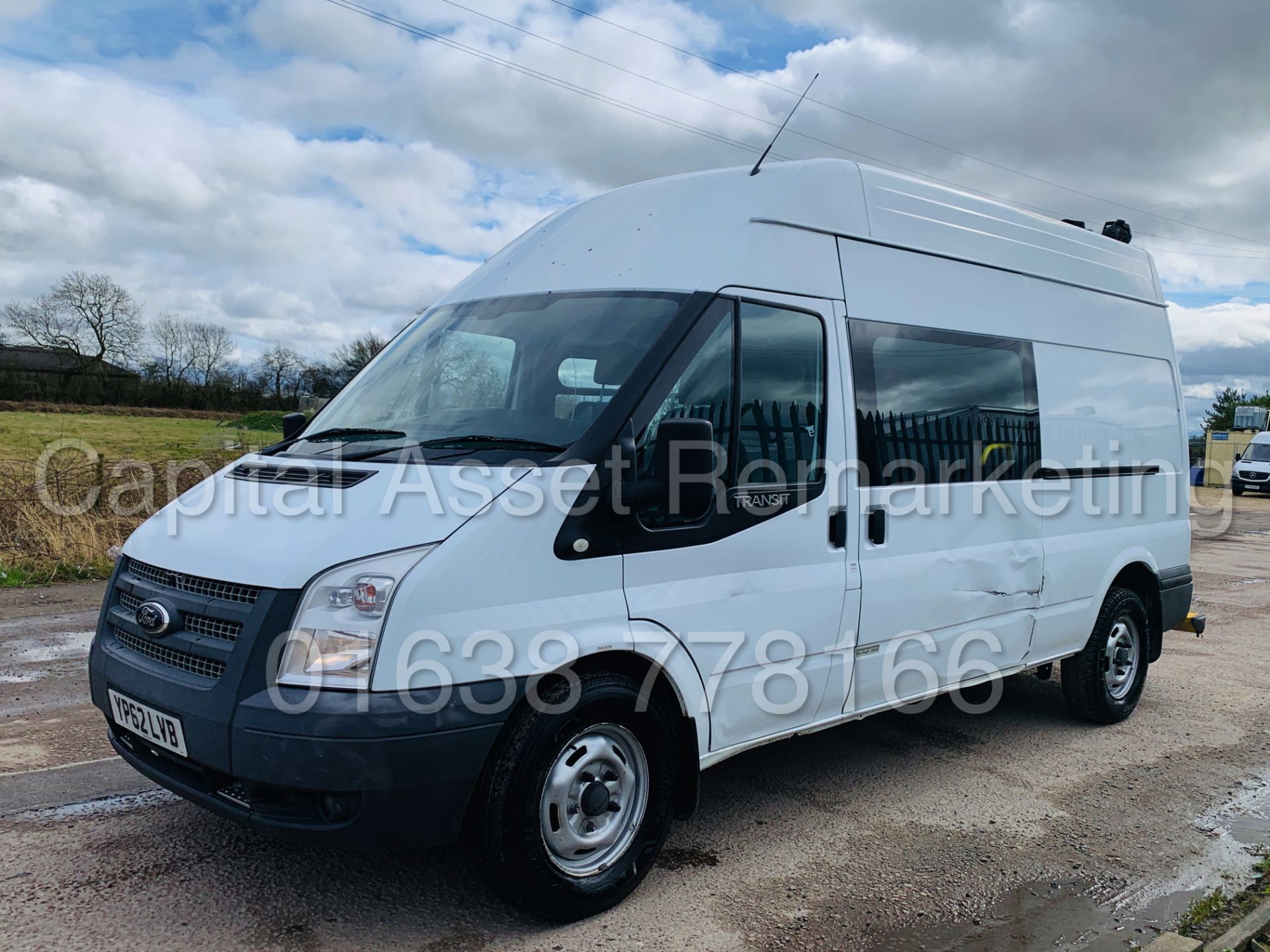 FORD TRANSIT T350 *LWB - 6 SEATER MESSING UNIT* (2013 MODEL) '2.2 TDCI' *CLARKS CONVERSION* - Image 6 of 43