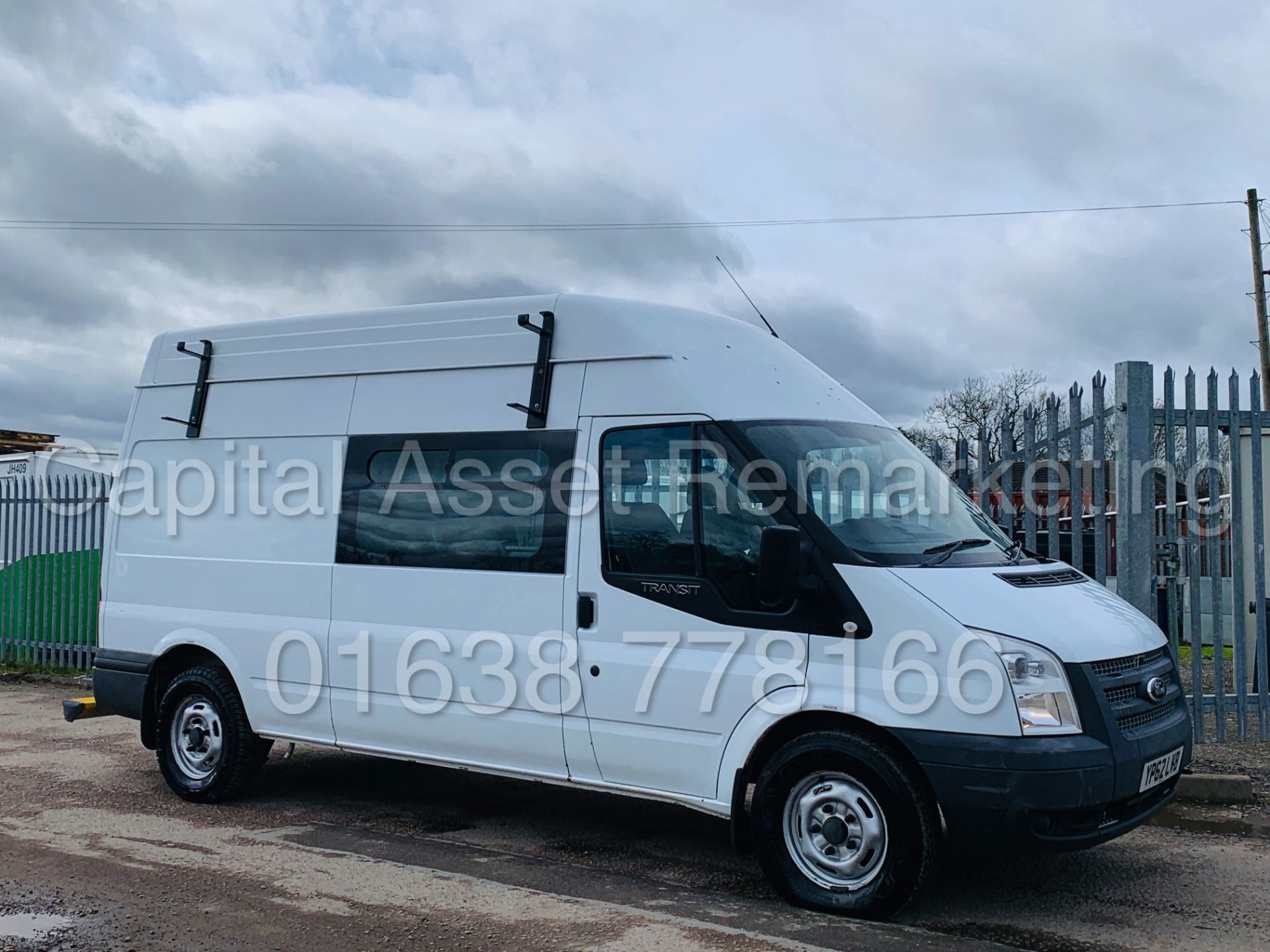 FORD TRANSIT T350 *LWB - 6 SEATER MESSING UNIT* (2013 MODEL) '2.2 TDCI' *CLARKS CONVERSION* - Image 2 of 43