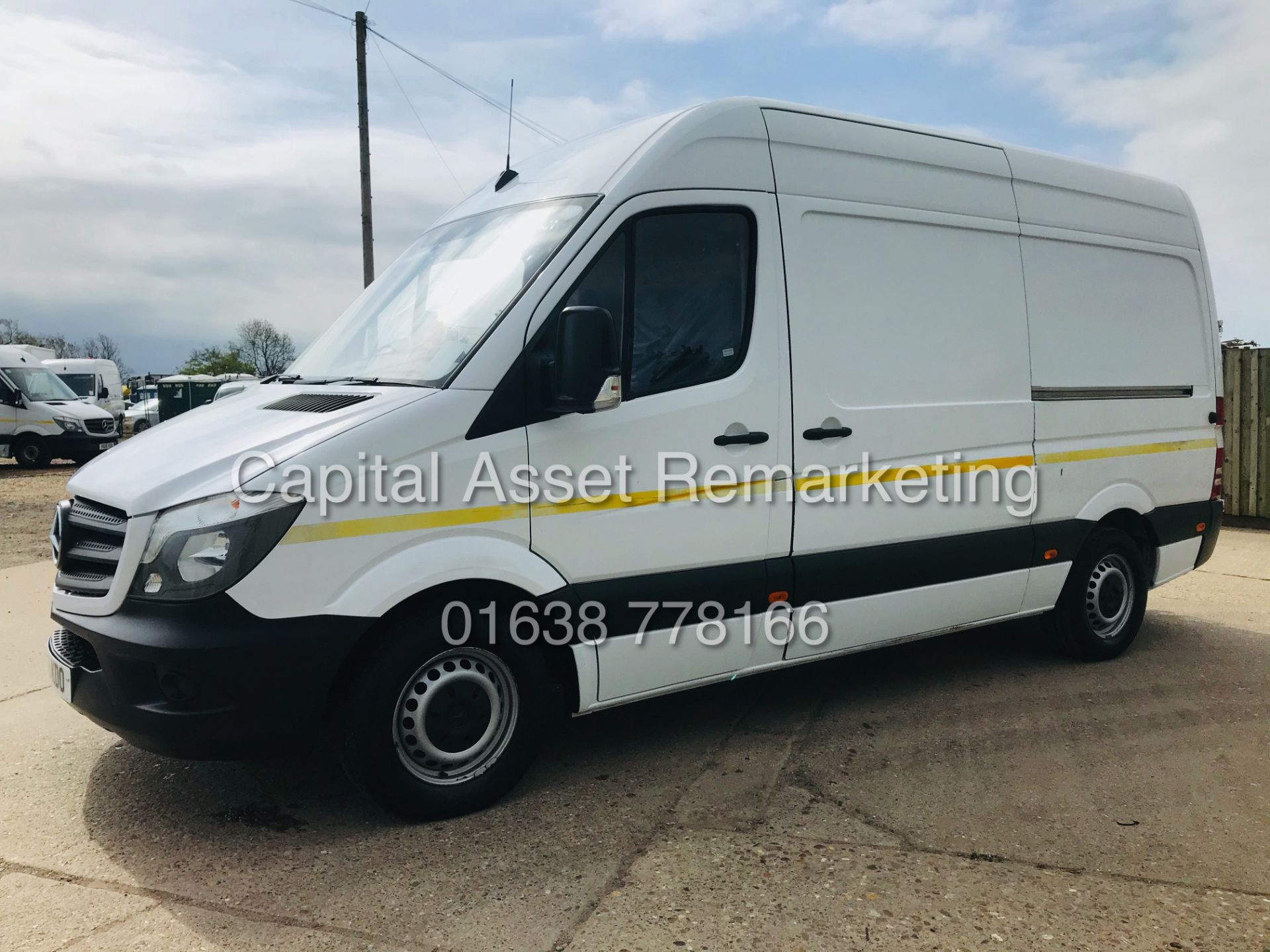 MERCEDES SPRINTER 313CDI "MWB" HI TOP PANEL VAN (16 REG) ONLY 89K MILES "FSH" 1 OWNER - CRUISE - Image 9 of 25