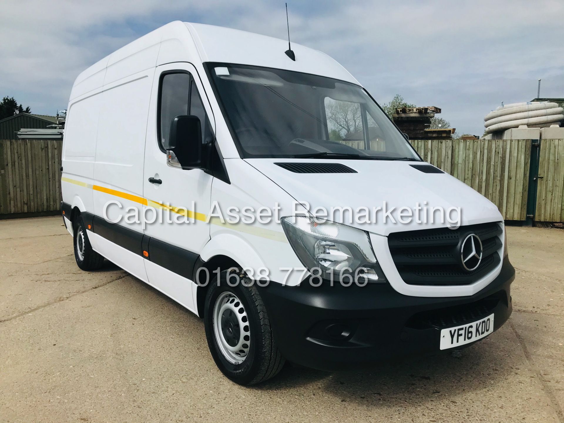 MERCEDES SPRINTER 313CDI "MWB" HI TOP PANEL VAN (16 REG) ONLY 89K MILES "FSH" 1 OWNER - CRUISE - Image 4 of 25