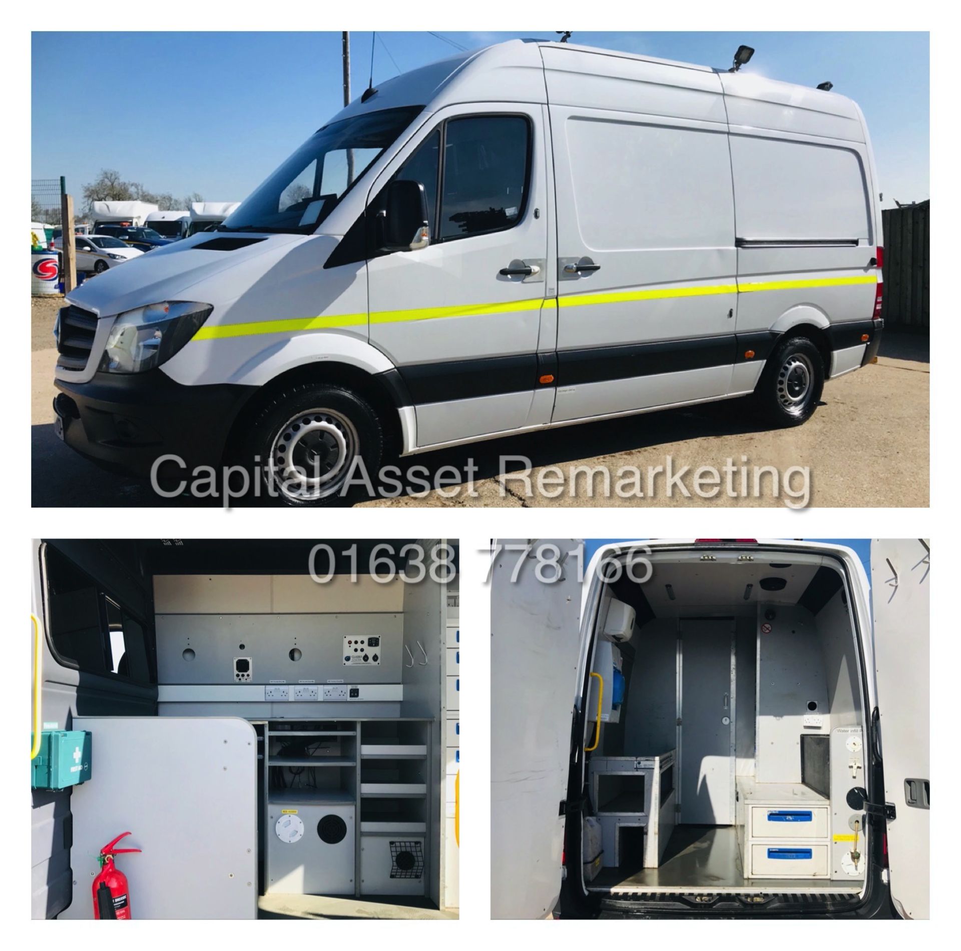 (ON SALE) MERCEDES SPRINTER 313CDI "FULLY FITTED CCTV DRAINAGE VAN" 1 OWNER FSH (15 REG)