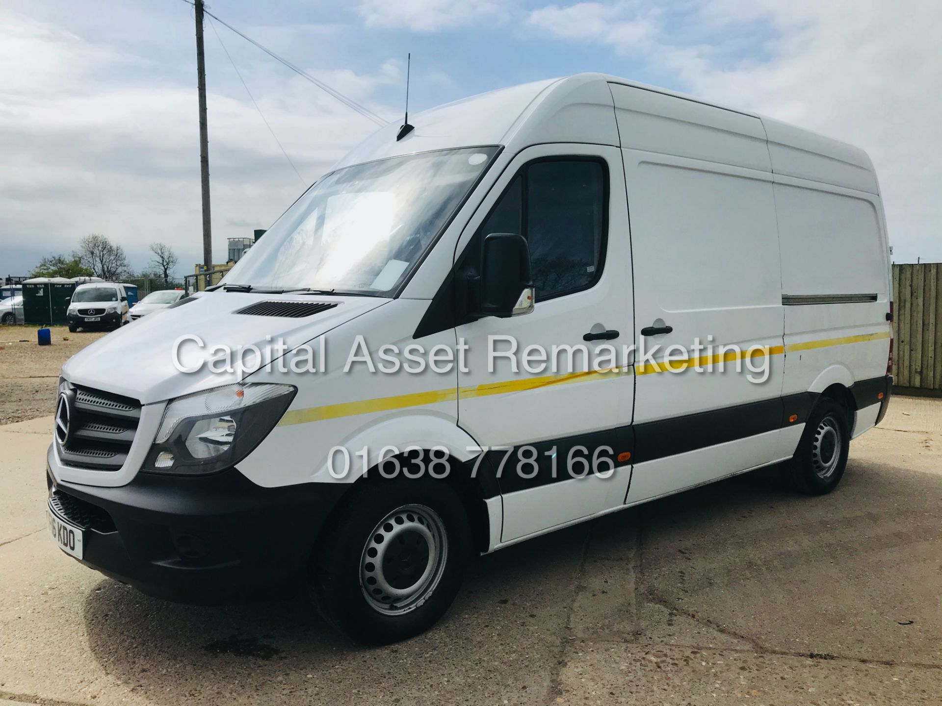 MERCEDES SPRINTER 313CDI "MWB" HI TOP PANEL VAN (16 REG) ONLY 89K MILES "FSH" 1 OWNER - CRUISE - Image 8 of 25