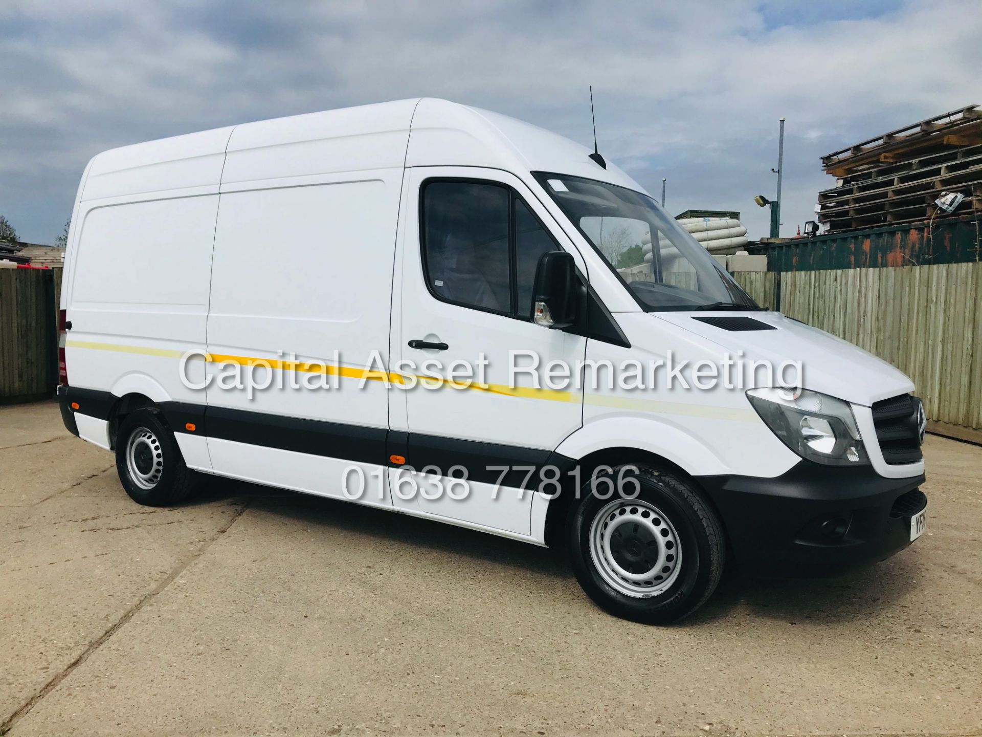 MERCEDES SPRINTER 313CDI "MWB" HI TOP PANEL VAN (16 REG) ONLY 89K MILES "FSH" 1 OWNER - CRUISE - Image 2 of 25