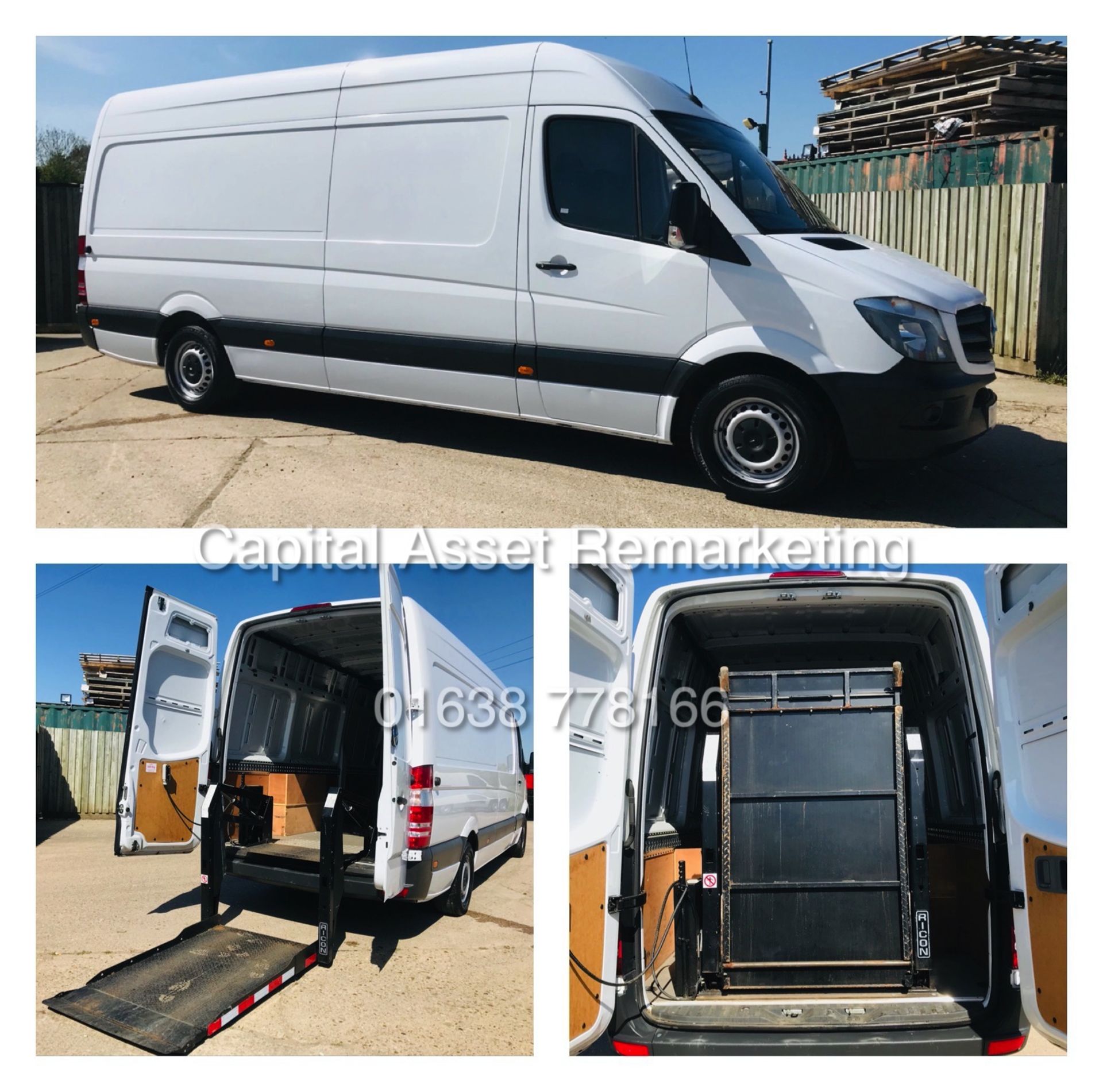 (ON SALE) MERCEDES SPRINTER 313CDI "LWB" INTERNAL ELECTRIC TAIL LIFT/LOADING RAMP (16 REG) 1 OWNER