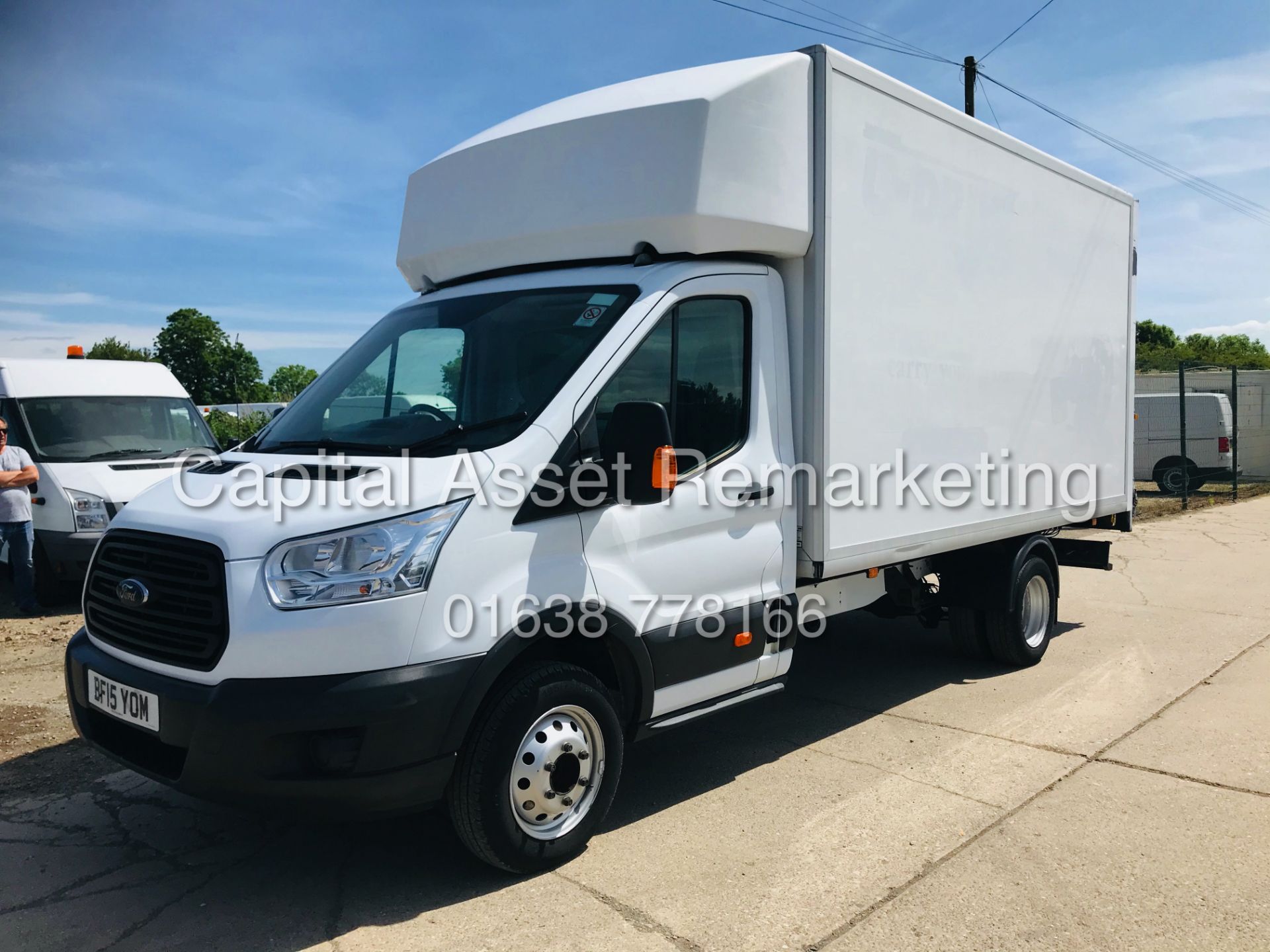 On Sale FORD TRANSIT T350L "LWB" LUTON BOX VAN - TWIN WHEELER - 3500KG- 15 REG -LOW MILES -TAIL LIFT - Image 6 of 27