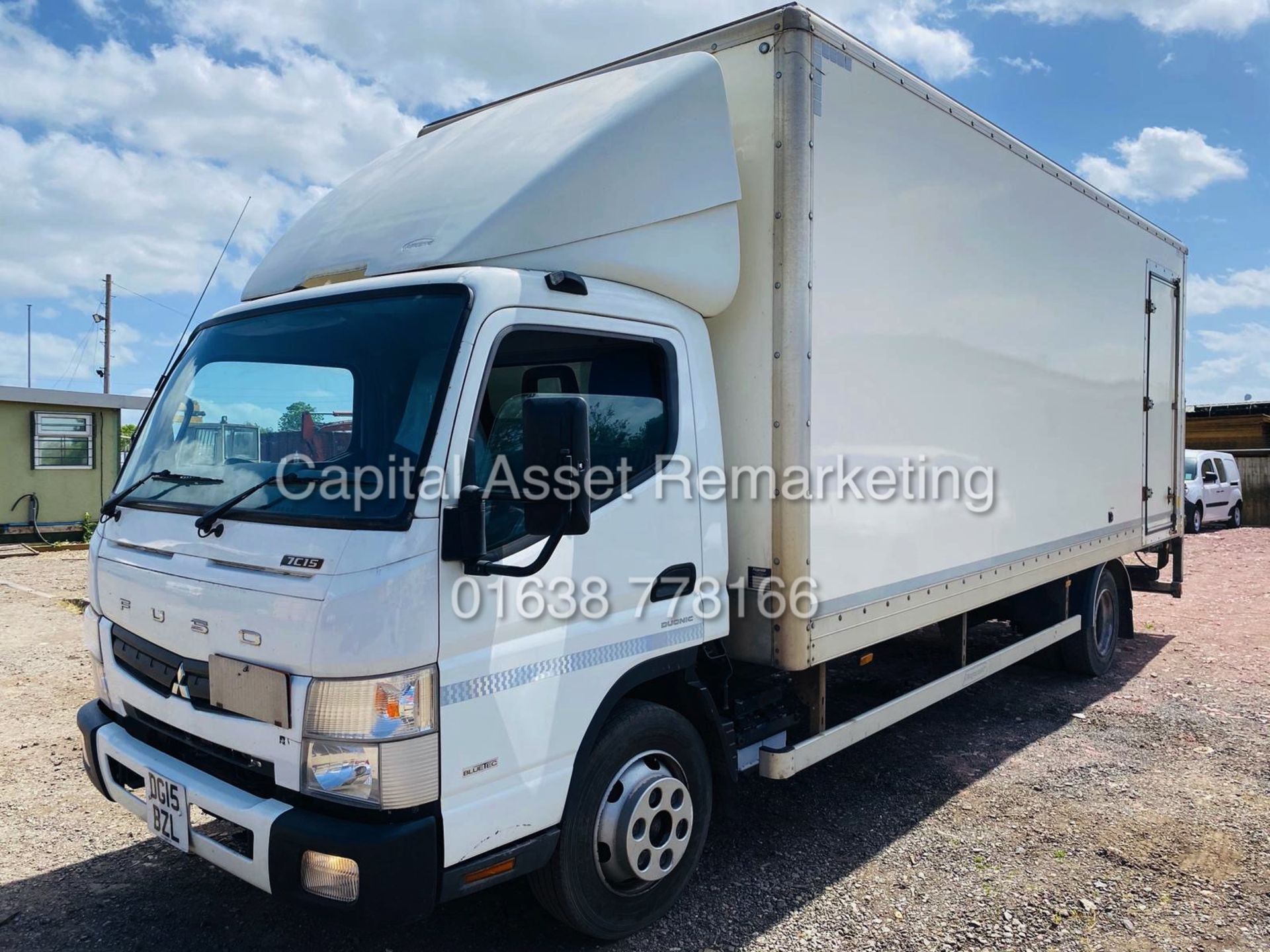 MITSUBISHI FUSO CANTER 7C15 (EURO 6 / AD-BLUE) 7500KG GROSS -20FT BOX-SIDE ACCESS-TAIL LIFT (15 REG)