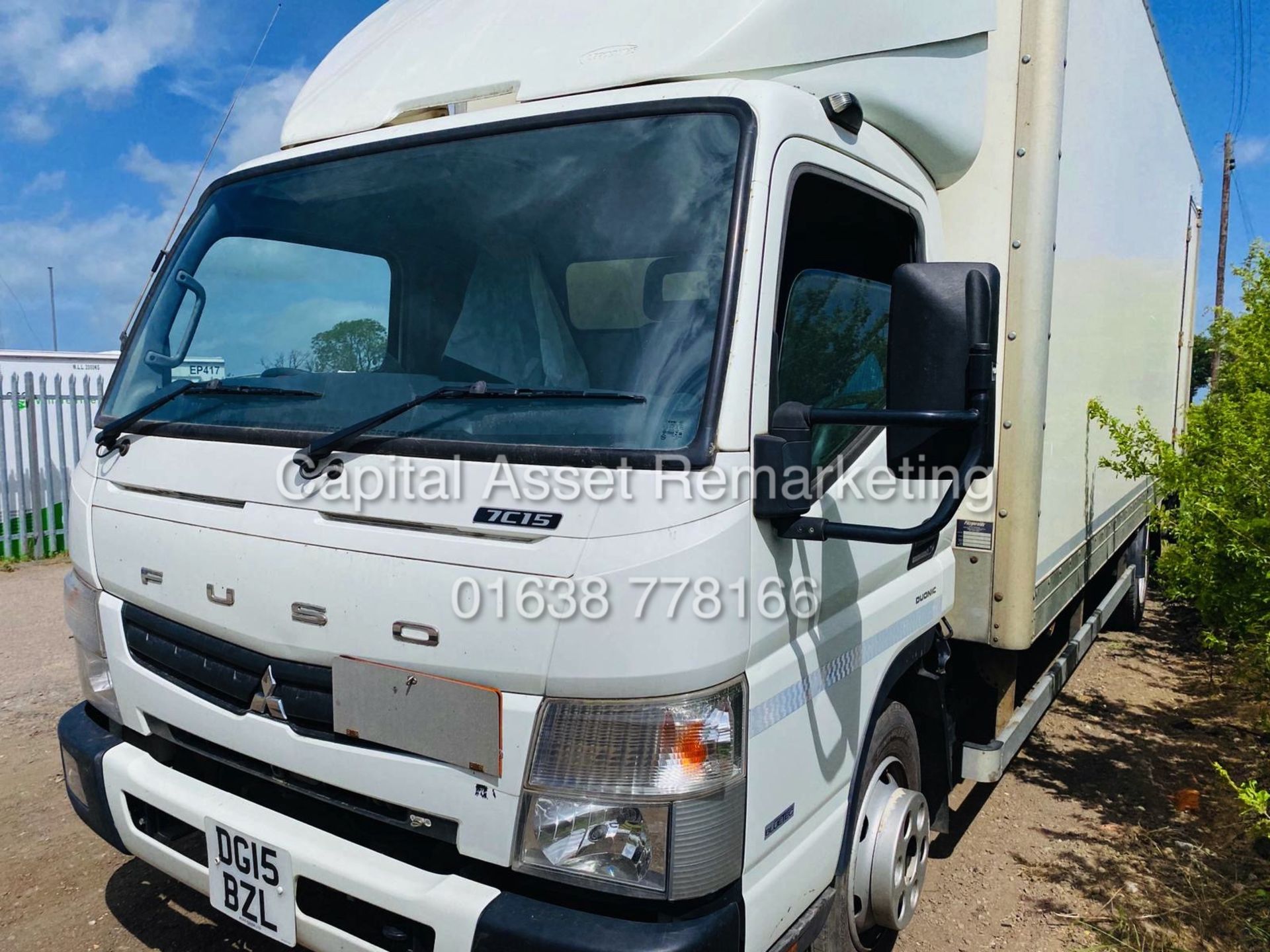 MITSUBISHI FUSO CANTER 7C15 (EURO 6 / AD-BLUE) 7500KG GROSS -20FT BOX-SIDE ACCESS-TAIL LIFT (15 REG) - Image 2 of 14