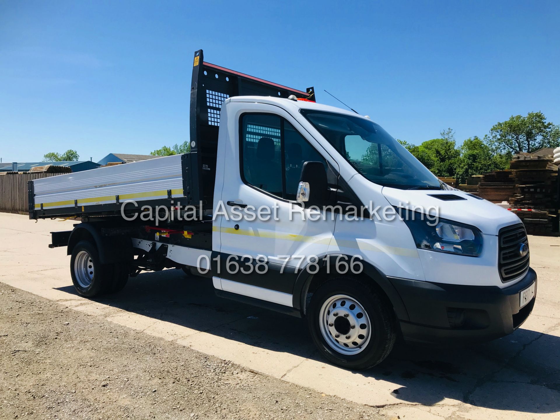 FORD TRANSIT T350 2.0TDCI (130) TWIN WHEEL TIPPER (17 REG) EURO 6 / AD BLUE - 1 OWNER FSH - 3500KG - Image 2 of 31