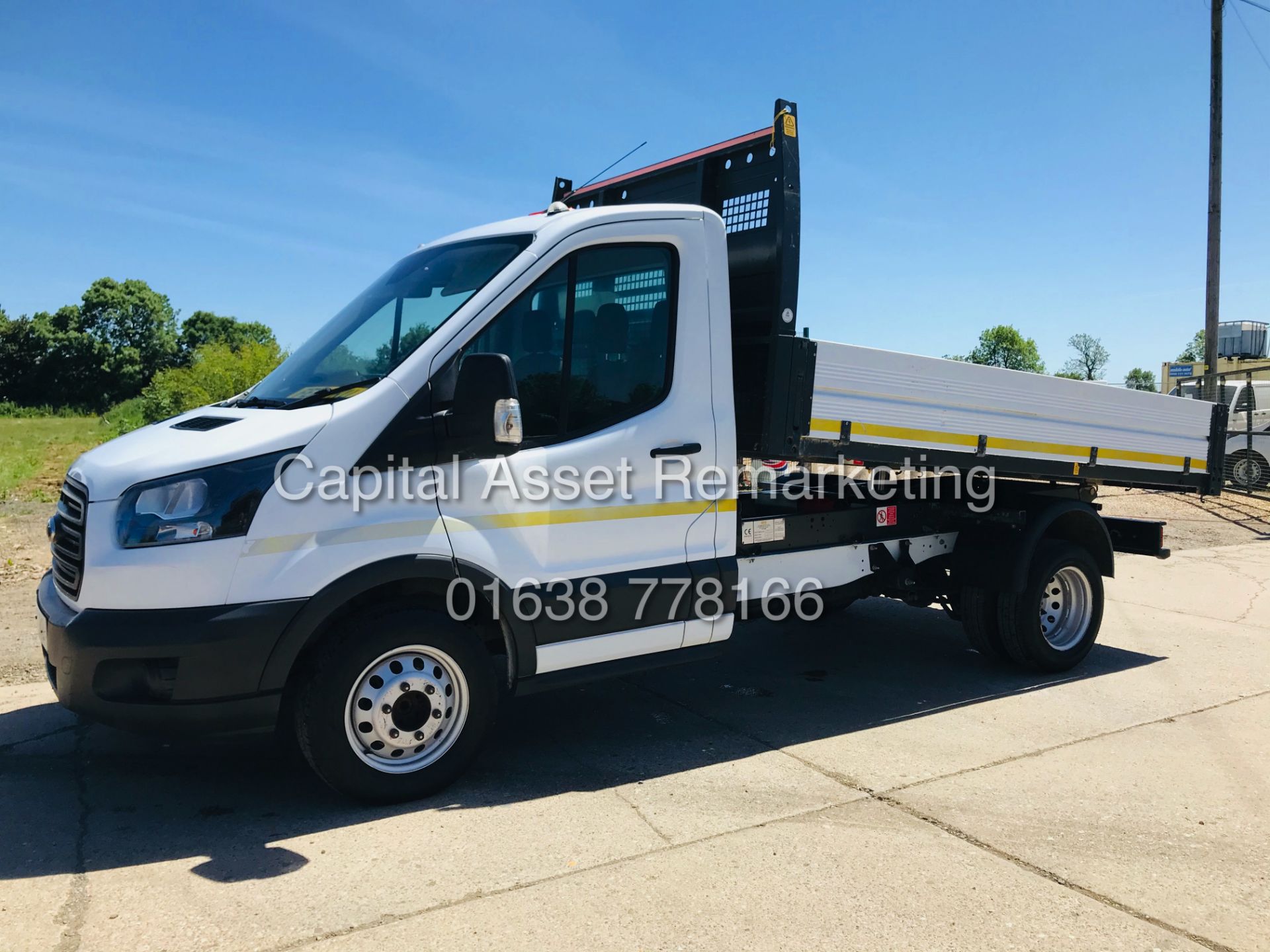 FORD TRANSIT T350 2.0TDCI (130) TWIN WHEEL TIPPER (17 REG) EURO 6 / AD BLUE - 1 OWNER FSH - 3500KG - Image 9 of 31