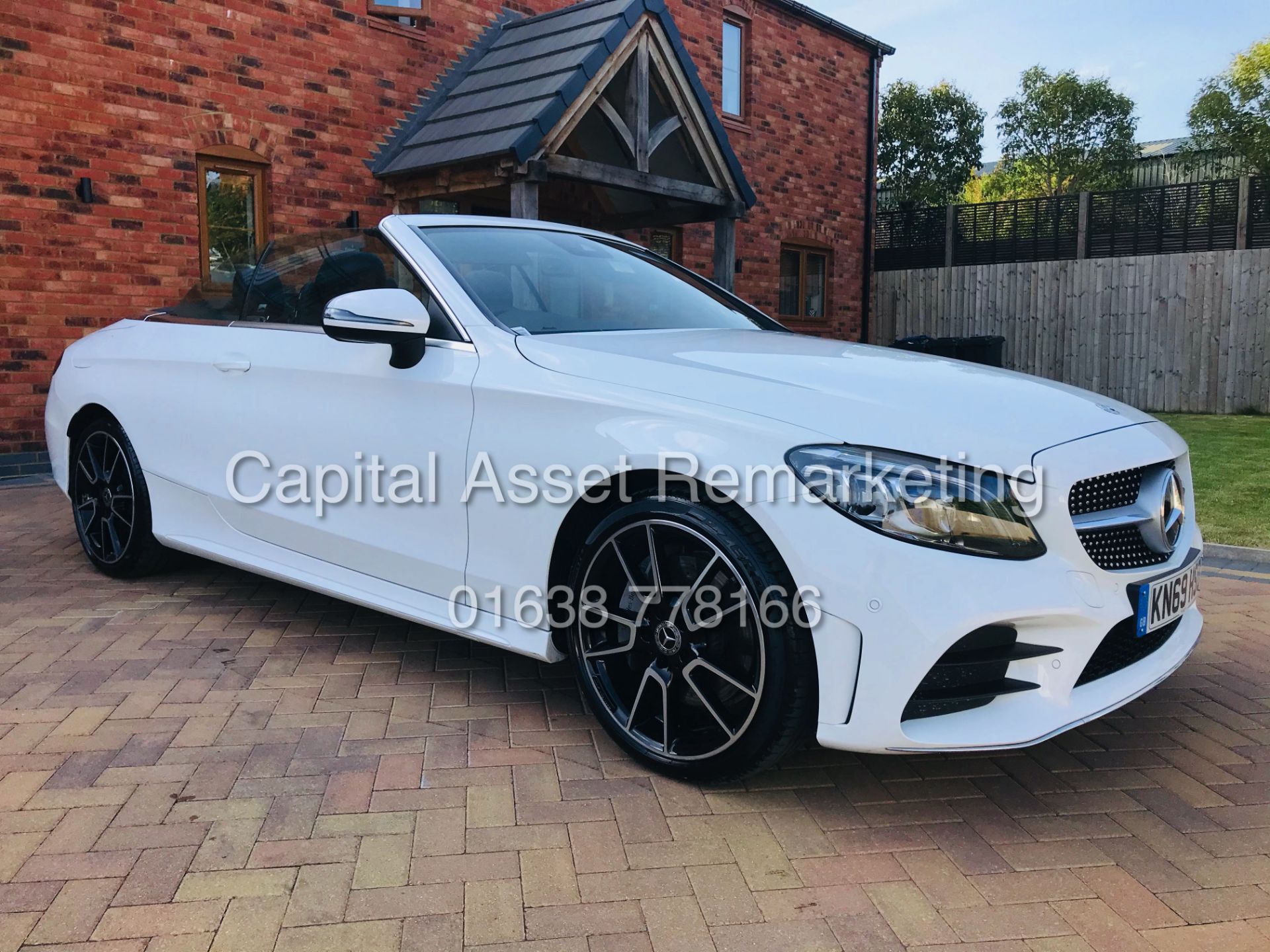 MERCEDES C300d 9G AUTO *AMG PREMUIM - CABRIOLET (2020 MODEL) SAT NAV (MASSIVE SPEC) *NO VAT* - Image 3 of 55