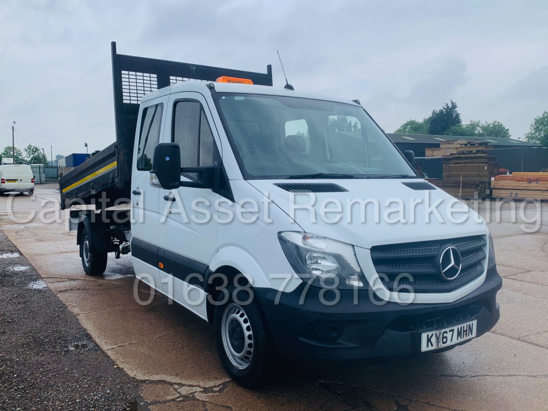 (On Sale) MERCEDES-BENZ 314 CDI *LWB - D/CAB TIPPER* (67 REG - EURO 6) '140 BHP - 6 SPEED' (1 OWNER) - Image 4 of 37