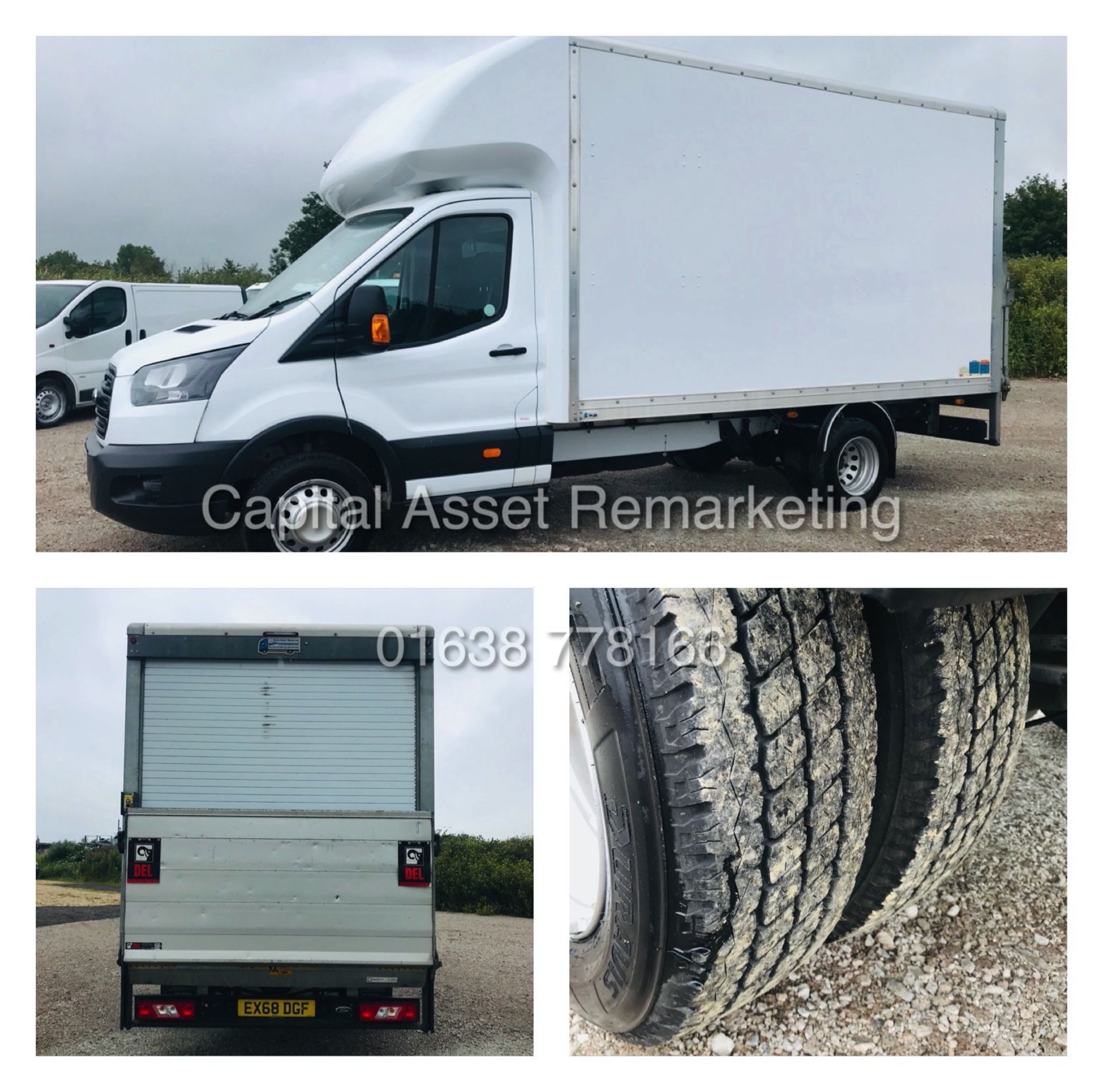 FORD TRANSIT 2.0TDCI 14FT LUTON (2019 MODEL) 1 OWNER - ONLY 24K MILES *AIR CON* TAIL LIFT *EURO 6*