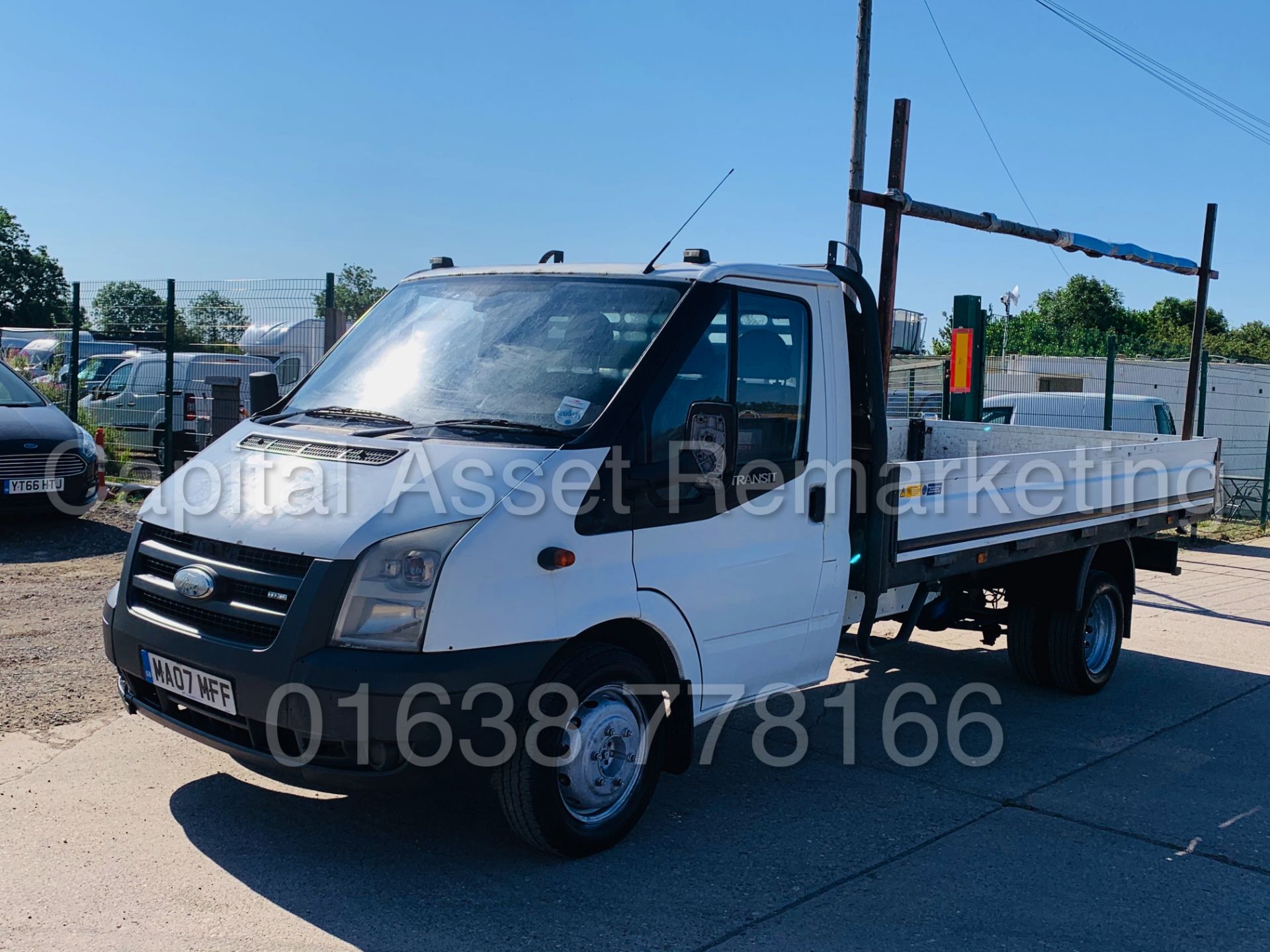 ON SALE FORD TRANSIT 100 T350EF RWD *LWB - DROPSIDE TRUCK* (2007) '2.4 TDCI - 5 SPEED' (NO VAT - - Image 6 of 28