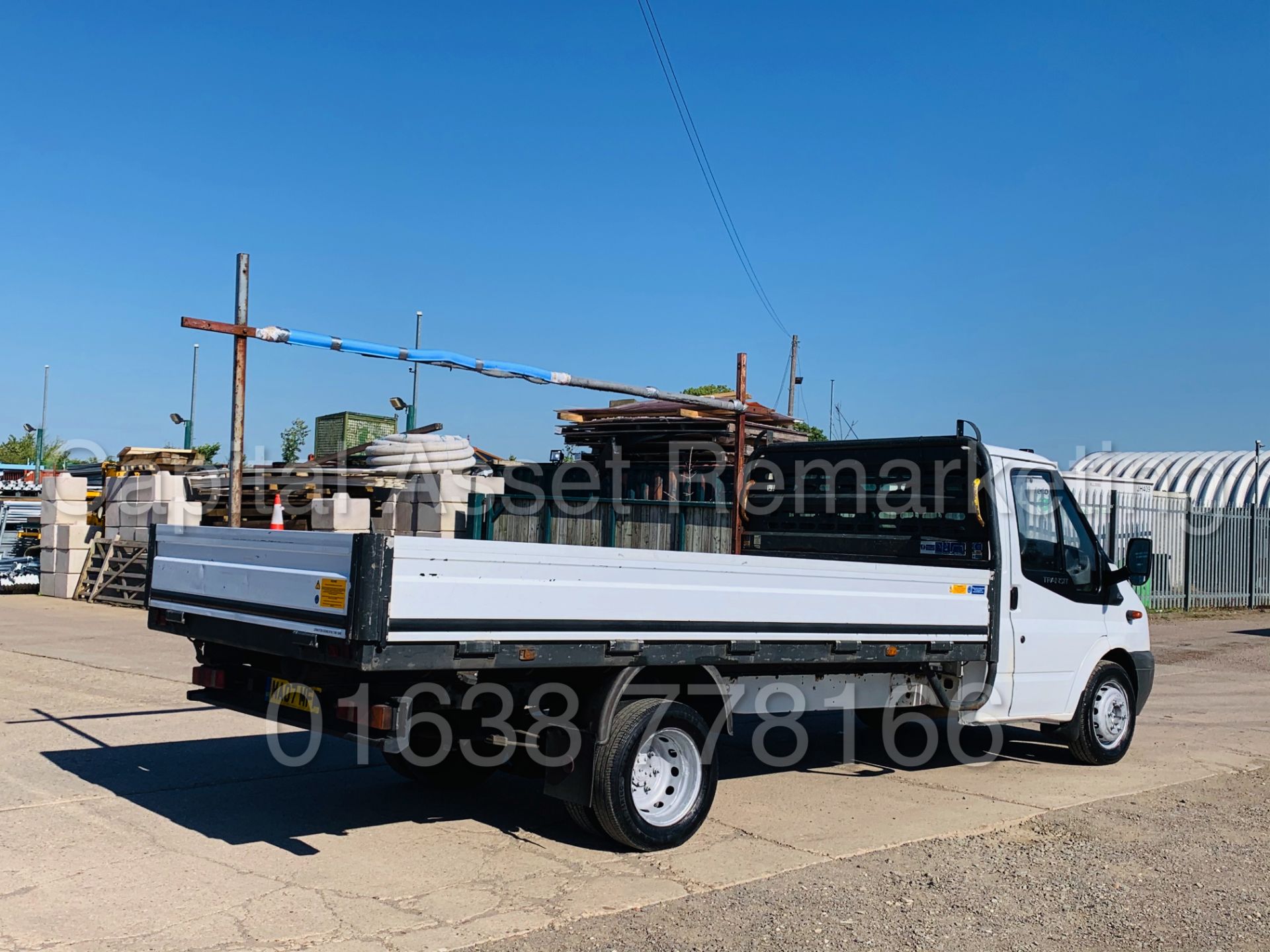 ON SALE FORD TRANSIT 100 T350EF RWD *LWB - DROPSIDE TRUCK* (2007) '2.4 TDCI - 5 SPEED' (NO VAT - - Image 13 of 28