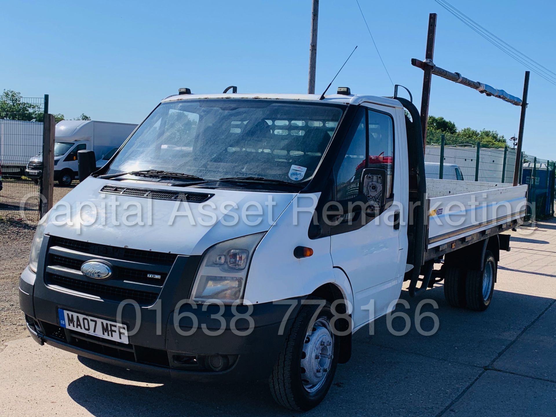 ON SALE FORD TRANSIT 100 T350EF RWD *LWB - DROPSIDE TRUCK* (2007) '2.4 TDCI - 5 SPEED' (NO VAT - - Image 5 of 28