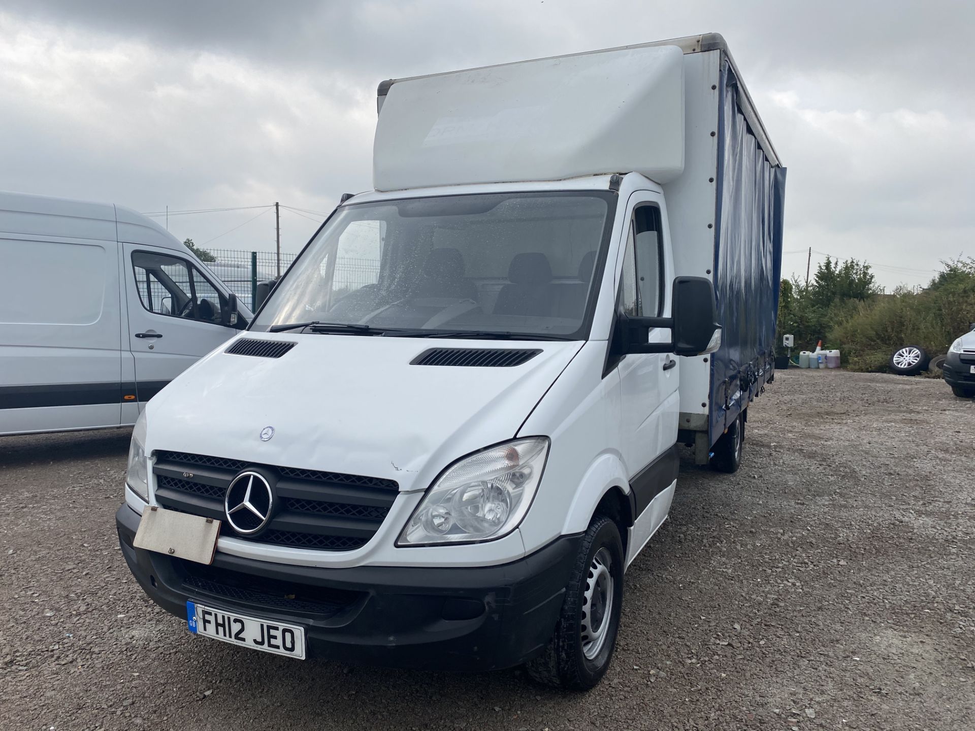 On Sale MERCEDES SPRINTER 313CDI LONG WHEEL BASE CURTAINSIDER TRUCK -12 REG - 130BHP - - Image 3 of 13