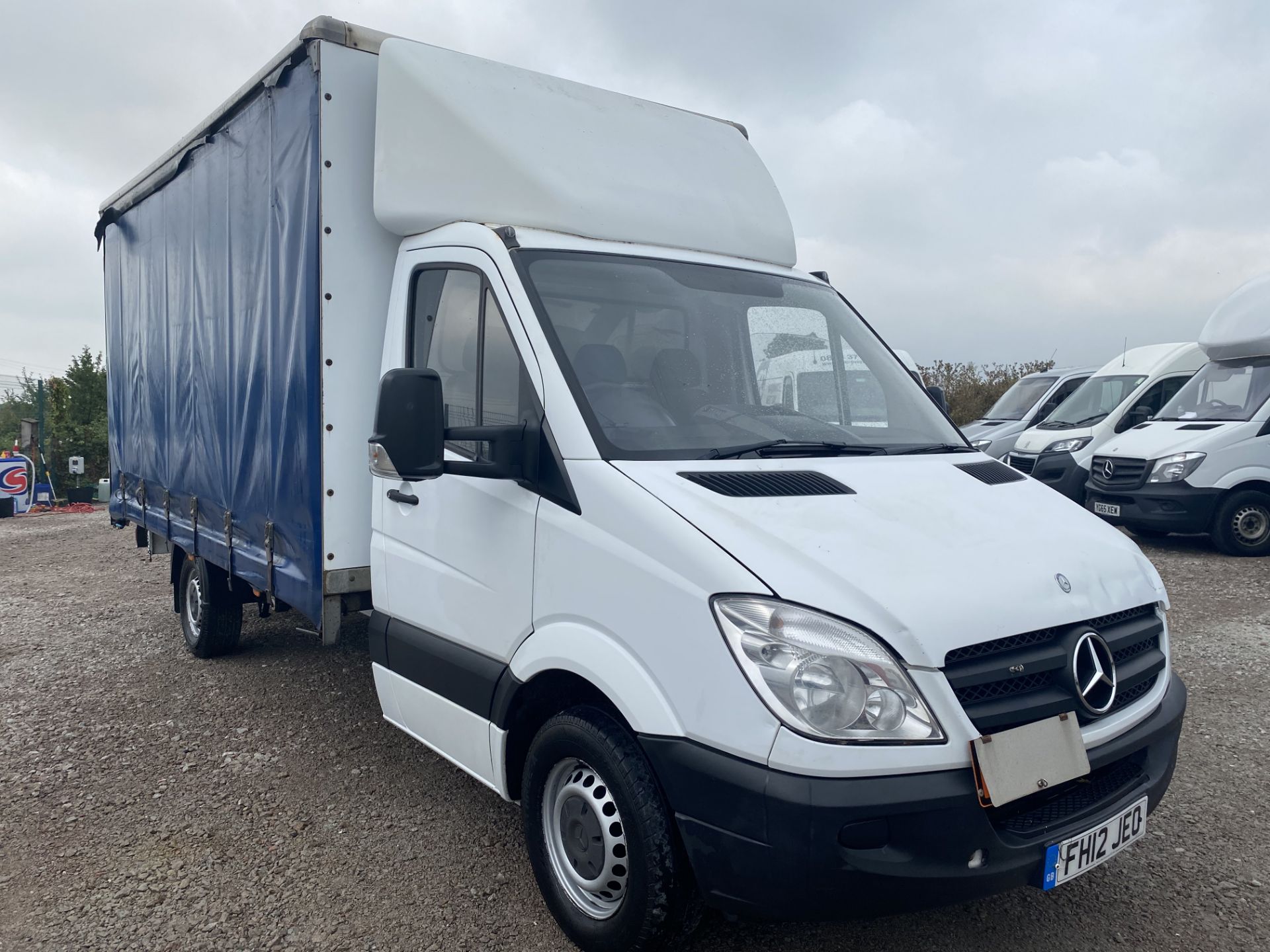 On Sale MERCEDES SPRINTER 313CDI LONG WHEEL BASE CURTAINSIDER TRUCK -12 REG - 130BHP - - Image 2 of 13