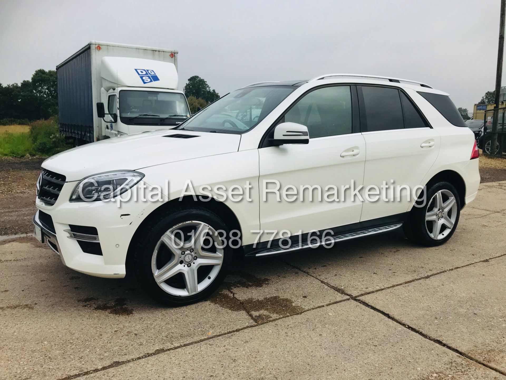 ON SALE MERCEDES ML350d "AMG LINE" PREMIUM AUTO (2015 REG) PAN ROOF - MET WHITE- HUGE SPEC- LEATHER - Image 5 of 28