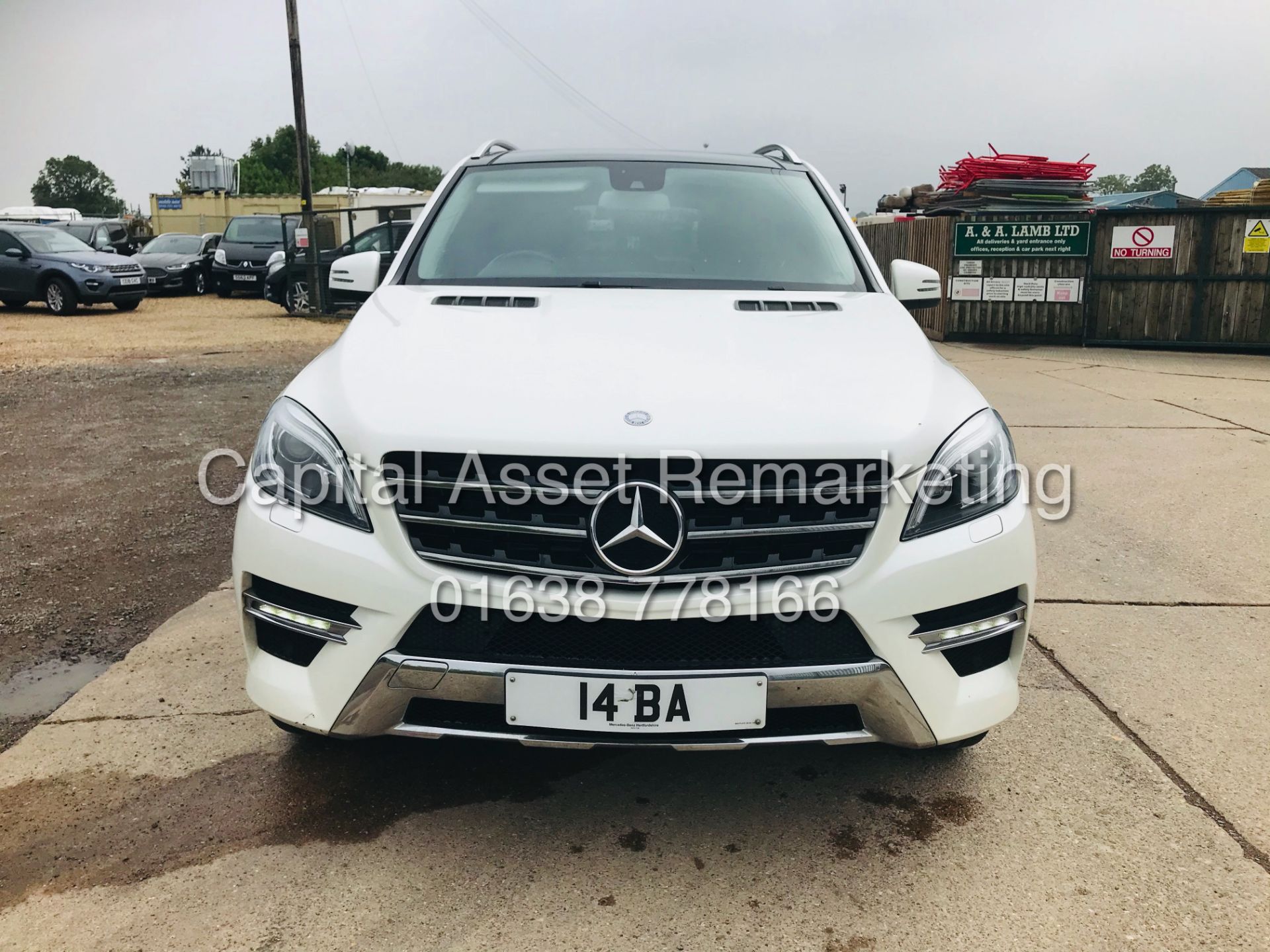 ON SALE MERCEDES ML350d "AMG LINE" PREMIUM AUTO (2015 REG) PAN ROOF - MET WHITE- HUGE SPEC- LEATHER - Image 3 of 28