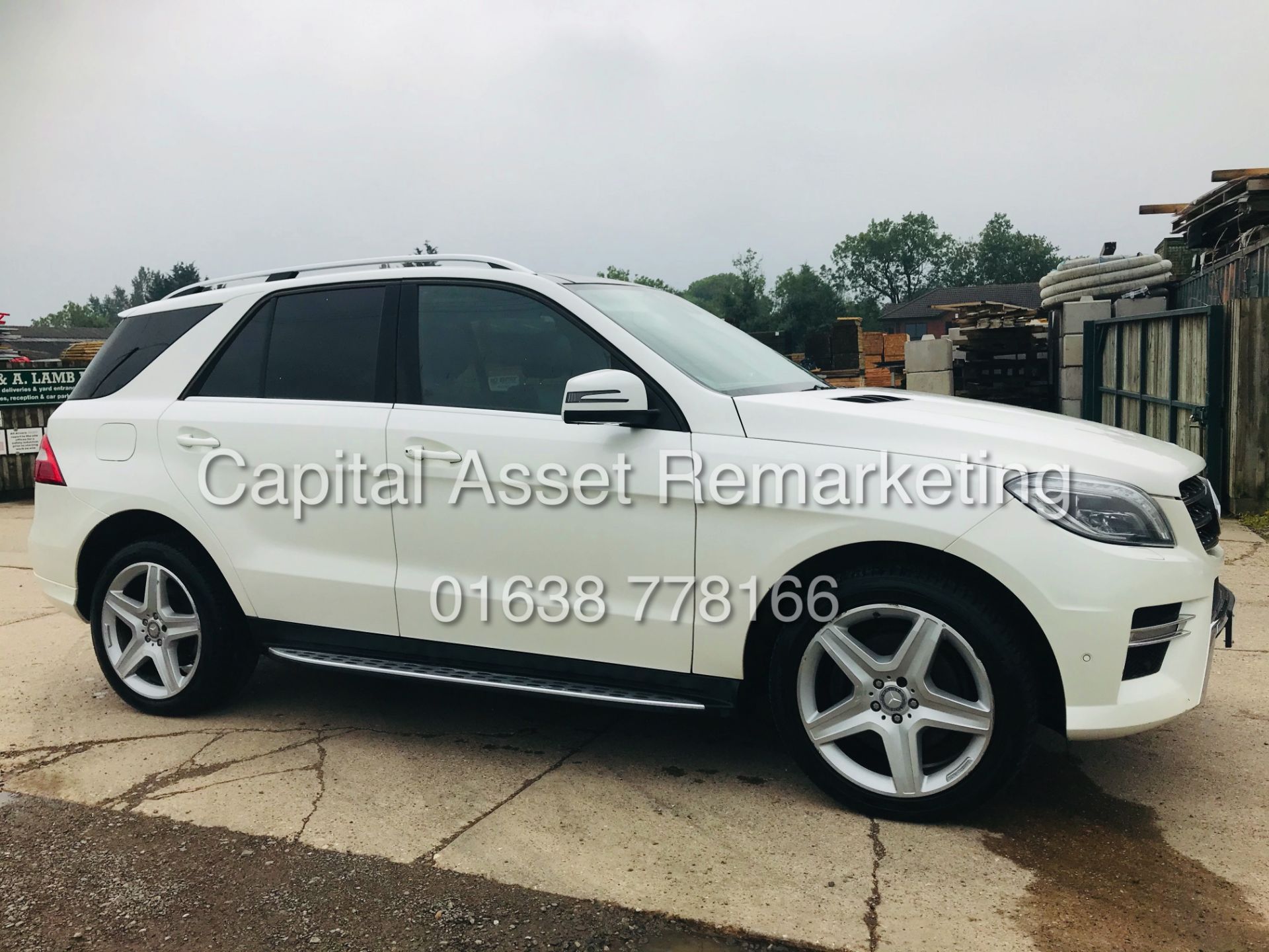 ON SALE MERCEDES ML350d "AMG LINE" PREMIUM AUTO (2015 REG) PAN ROOF - MET WHITE- HUGE SPEC- LEATHER